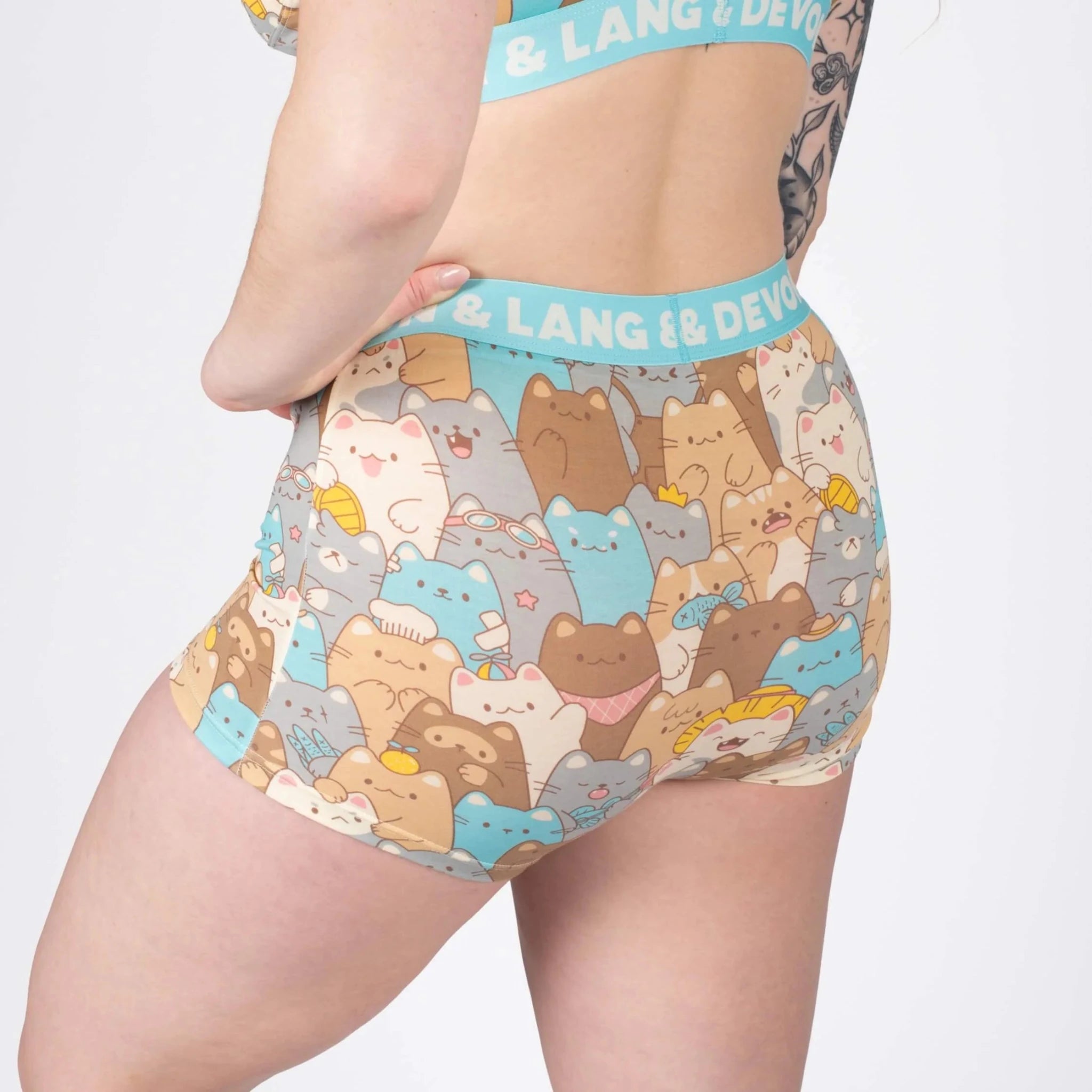 Devon + Lang Bria Boyshort | Women's Modal Underwear | Full Coverage -Devon + Lang- Cloud Nine Pajamas