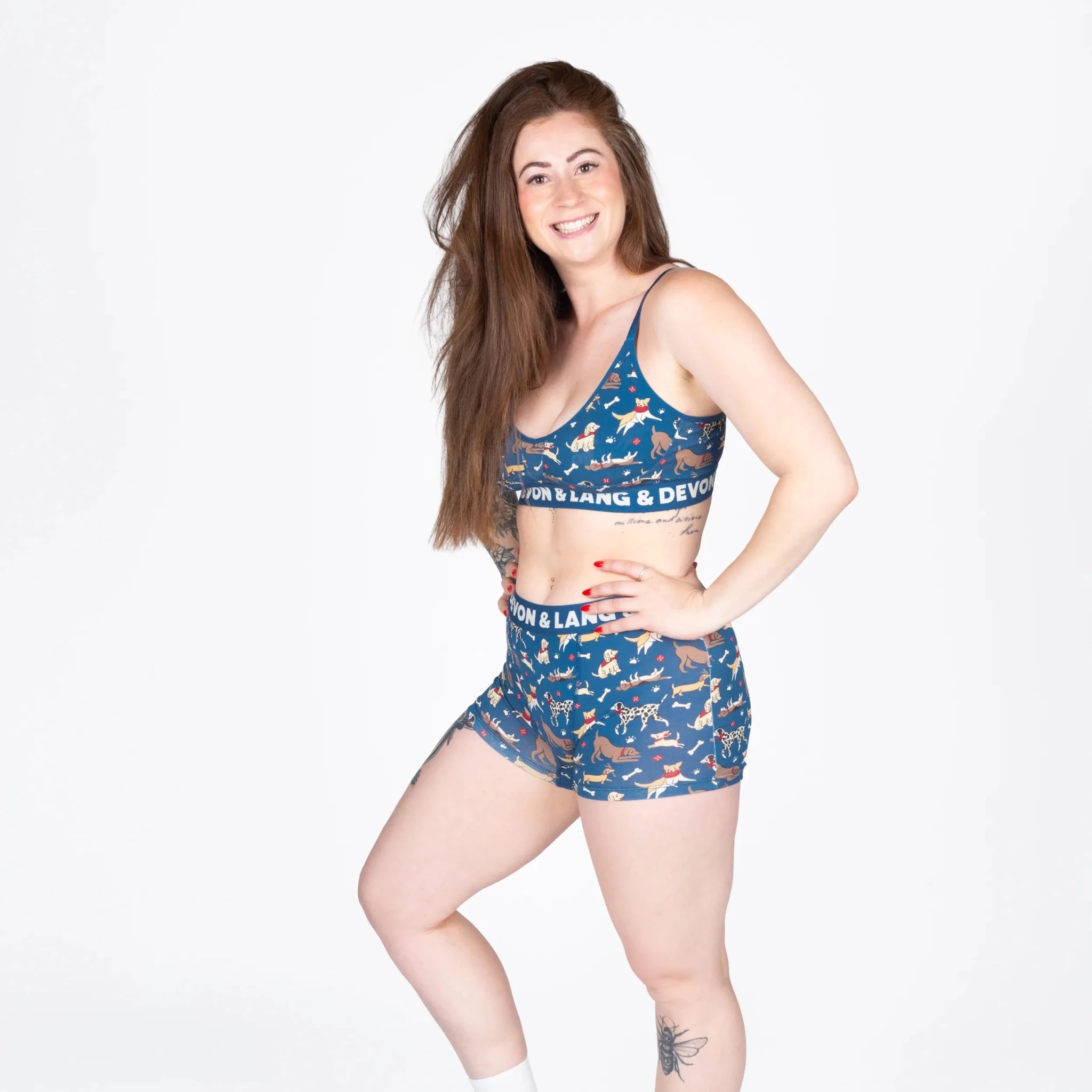 Devon + Lang Bria Boyshort | Women's Modal Underwear | Full Coverage -Devon + Lang- Cloud Nine Pajamas