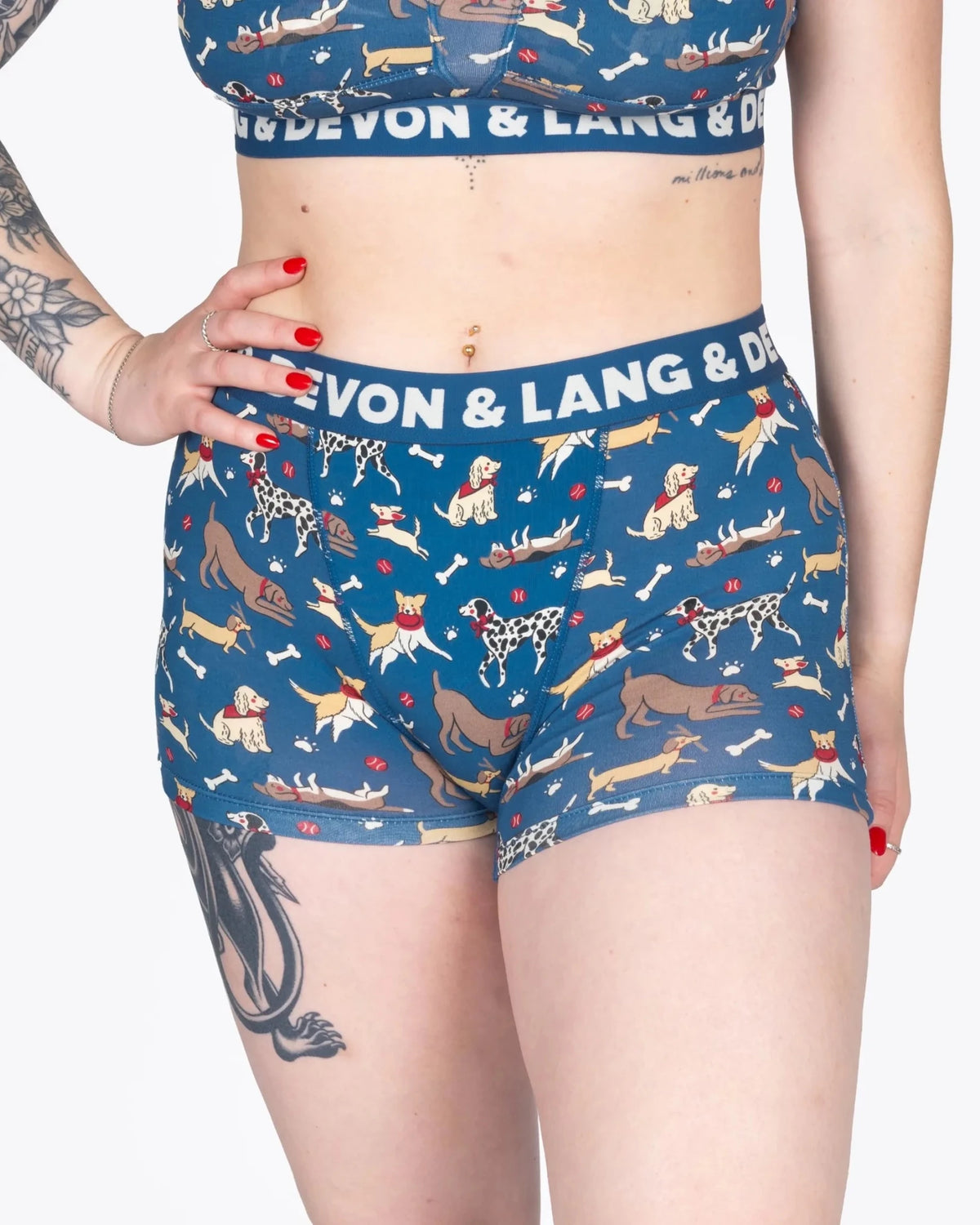 Devon + Lang Bria Boyshort | Women's Modal Underwear | Full Coverage -Devon + Lang- Cloud Nine Pajamas