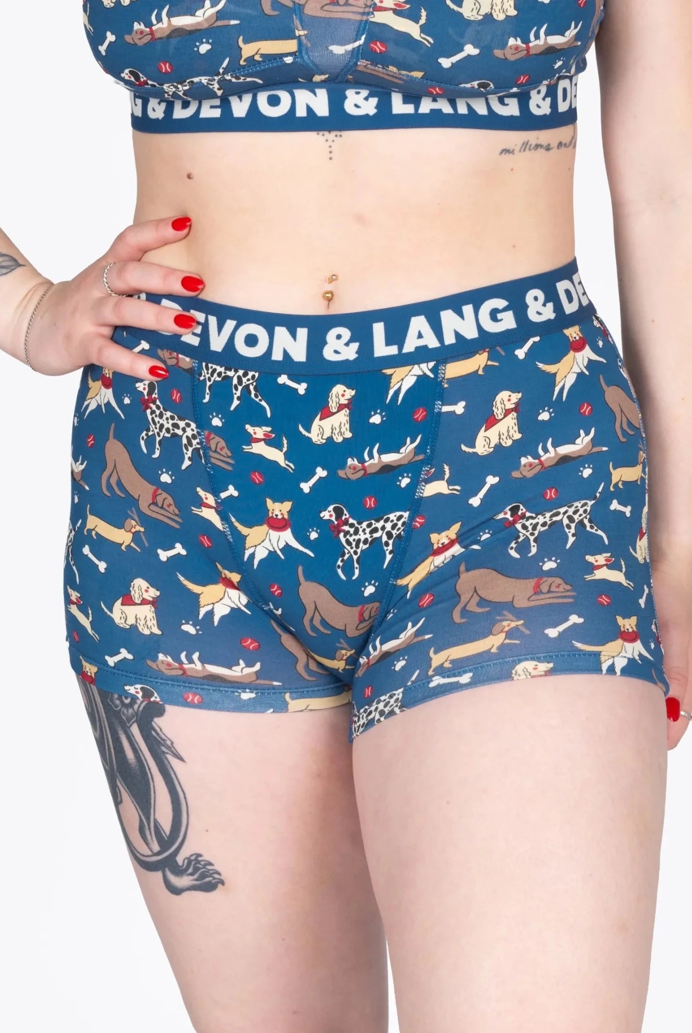 Devon + Lang Bria Boyshort | Women's Modal Underwear | Full Coverage -Devon + Lang- Cloud Nine Pajamas