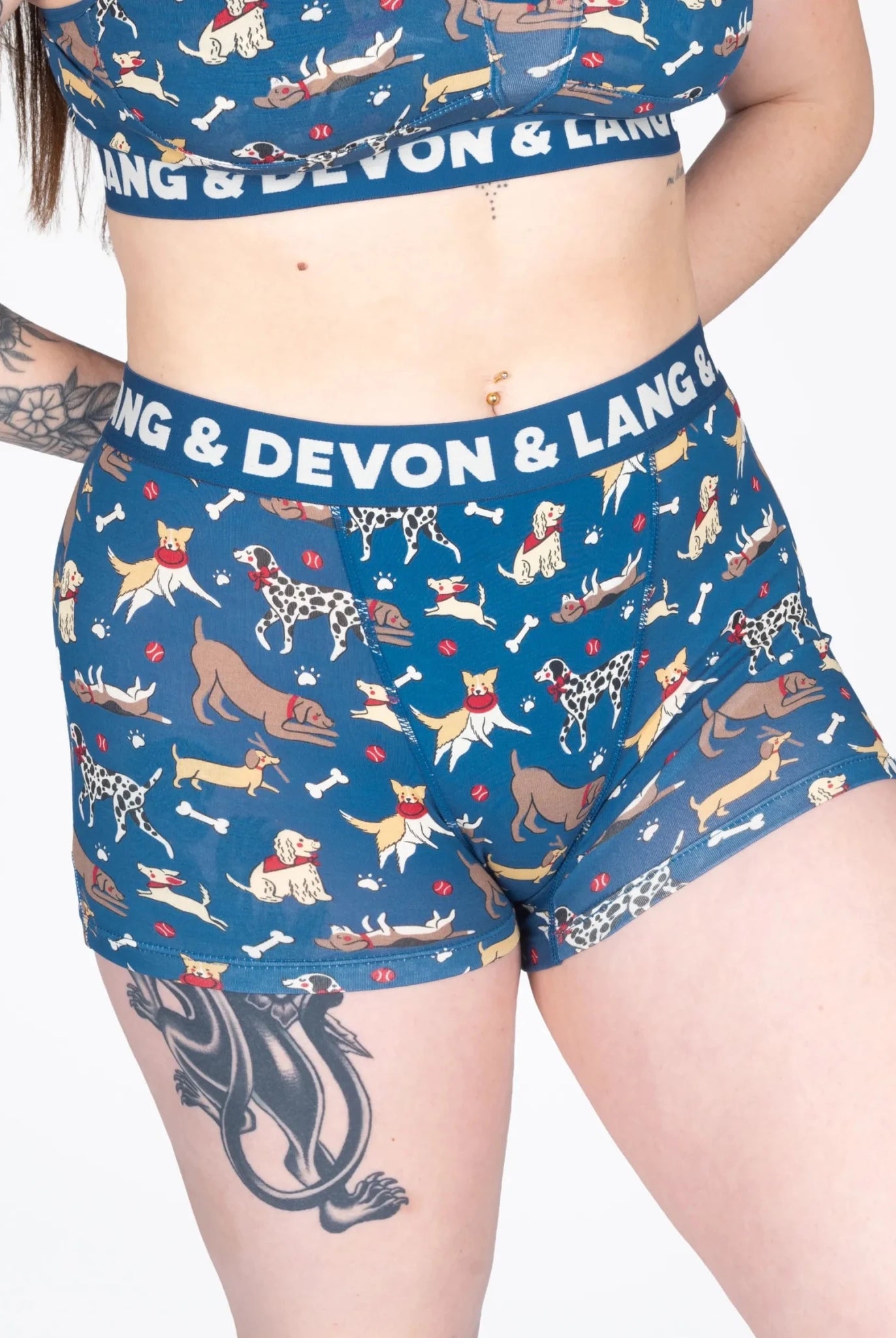Devon + Lang Bria Boyshort | Women's Modal Underwear | Full Coverage -Devon + Lang- Cloud Nine Pajamas