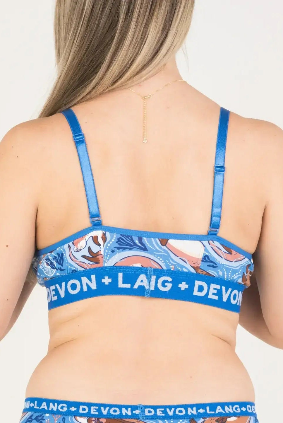 Devon + Lang Bria Printed Bralette Wireless