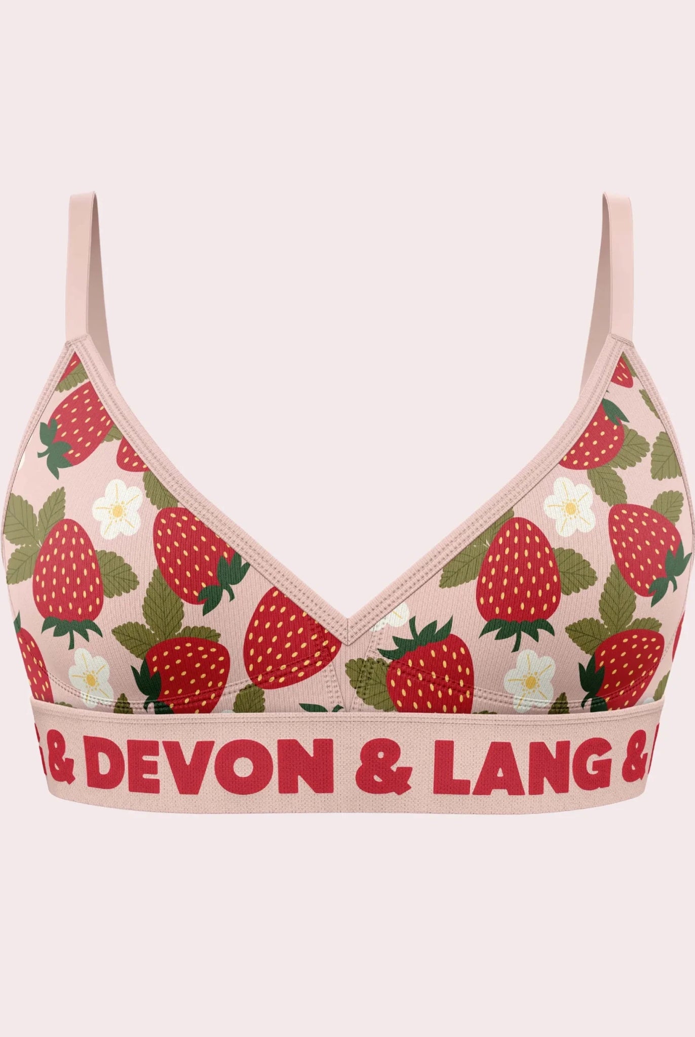 Devon + Lang Bria Printed Bralette | Wireless | Modal | Adjustable Straps -Devon + Lang- Cloud Nine Pajamas
