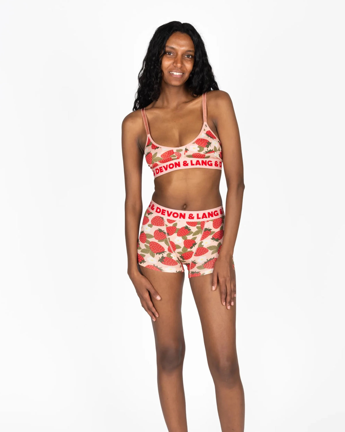 Devon + Lang Bria Printed Bralette | Wireless | Modal | Adjustable Straps -Devon + Lang- Cloud Nine Pajamas