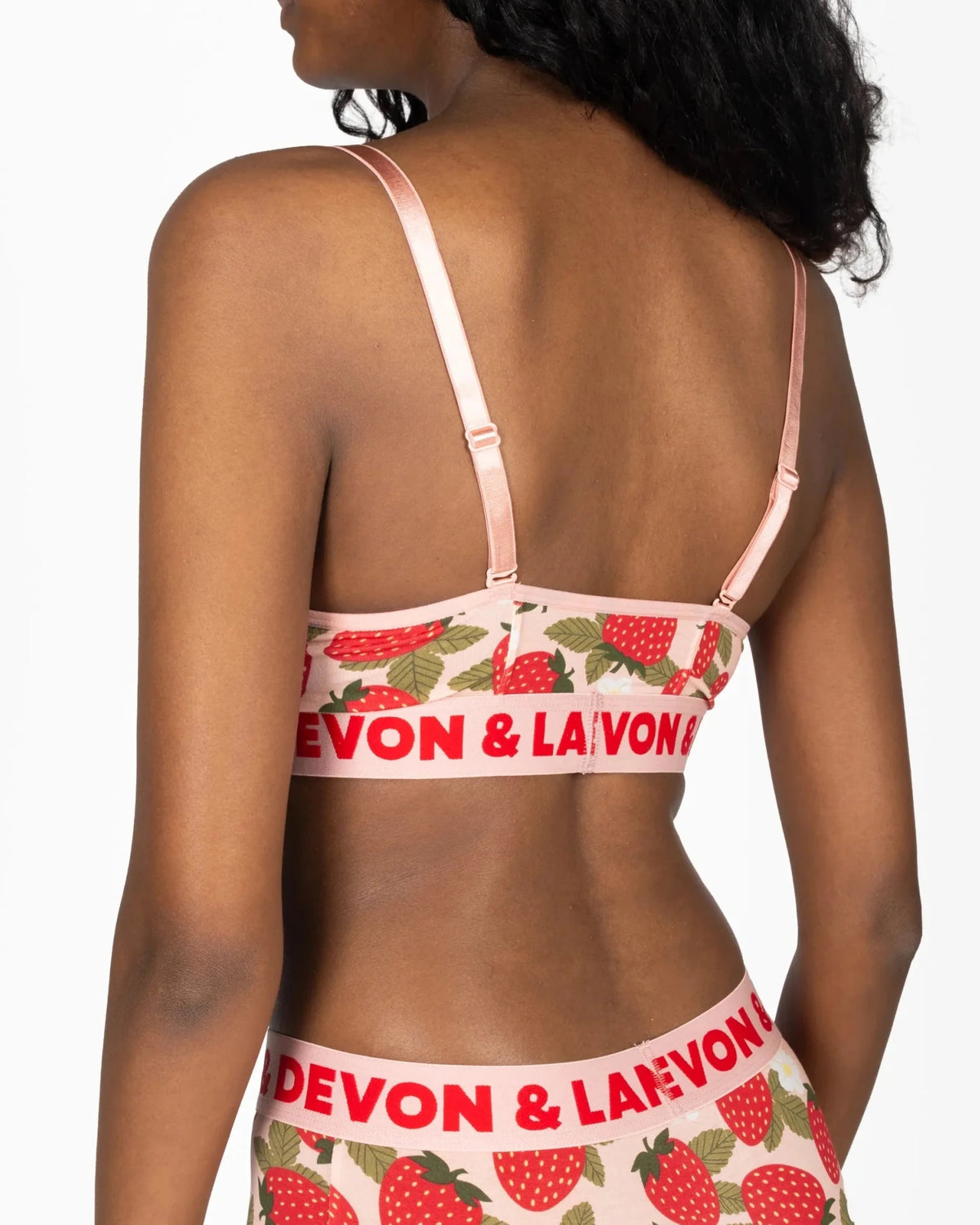 Devon + Lang Bria Printed Bralette | Wireless | Modal | Adjustable Straps -Devon + Lang- Cloud Nine Pajamas