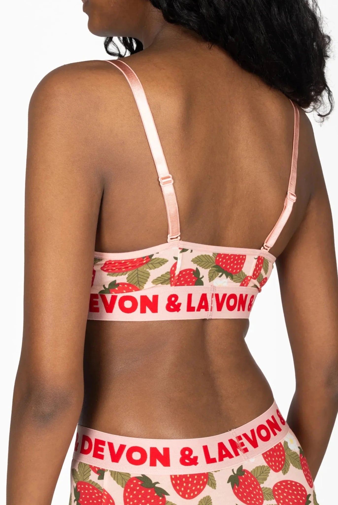 Devon + Lang Bria Printed Bralette | Wireless | Modal | Adjustable Straps -Devon + Lang- Cloud Nine Pajamas