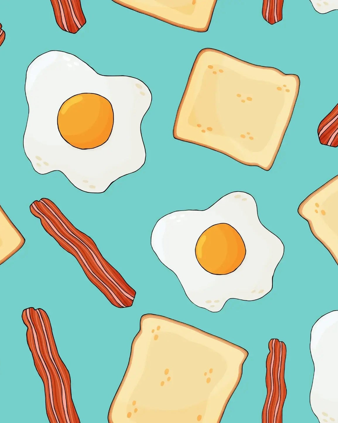 Devon + Lang breakfast print