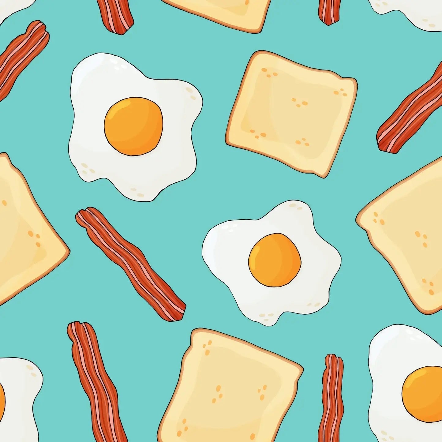 Devon + Lang breakfast print