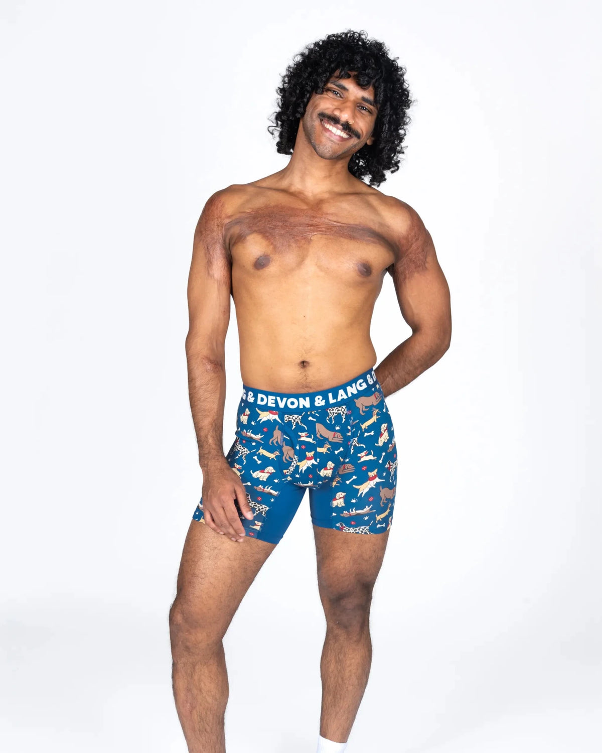 Devon + Lang Journey Boxer Brief | 6" Inseam | Men's Modal Underwear -Devon + Lang- Cloud Nine Pajamas