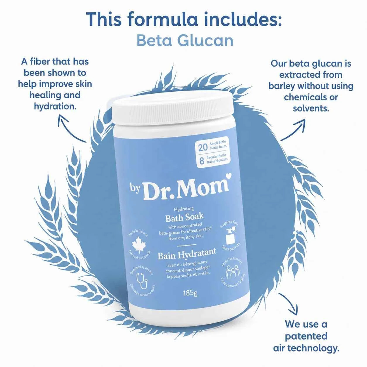 Dr Mom Soothing Beta-Glucan Bath Soak