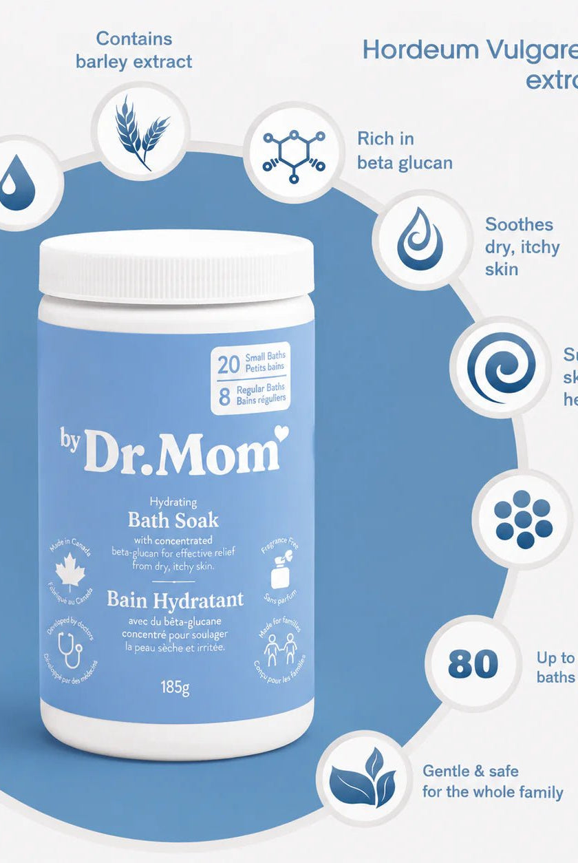 Dr Mom Soothing Beta-Glucan Bath Soak -Dr Mom Skincare Corp- Cloud Nine Pajamas