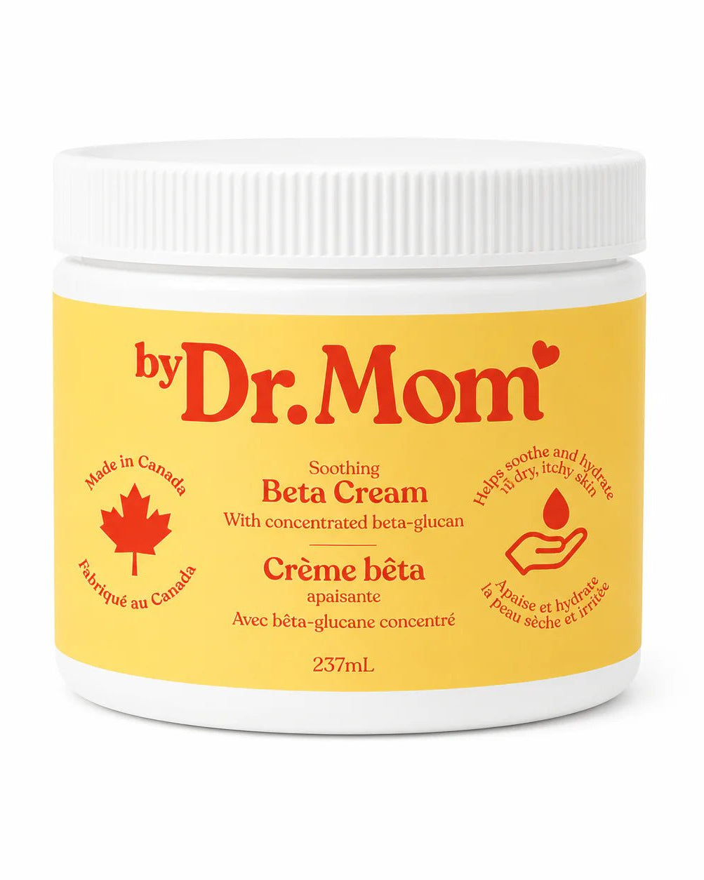 Dr Mom Soothing Beta-Glucan Cream 237 mL — Cloud Nine Pajamas Edmonton