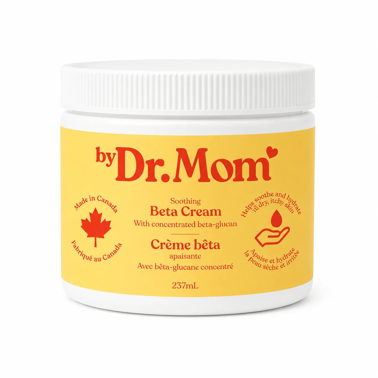 Dr Mom Soothing Beta-Glucan Cream | 237 mL -Dr Mom Skincare Corp- Cloud Nine Pajamas