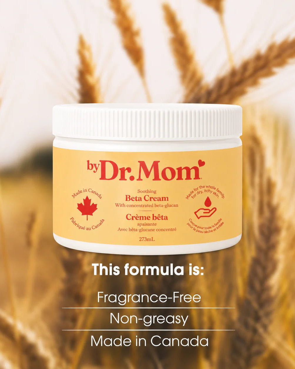 Dr Mom Soothing Beta-Glucan Cream 237 mL — Cloud Nine Pajamas Edmonton