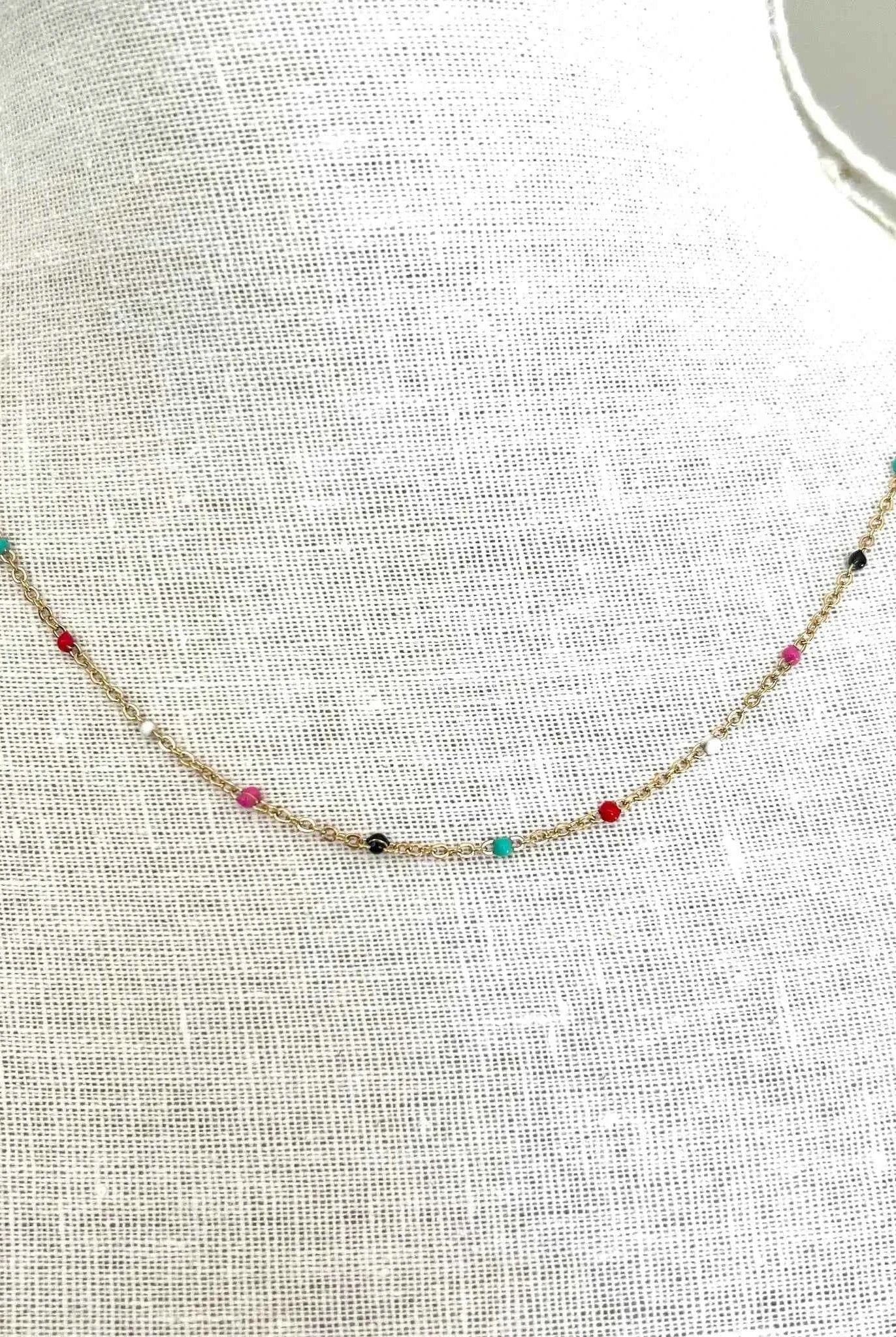 Enamel Necklace