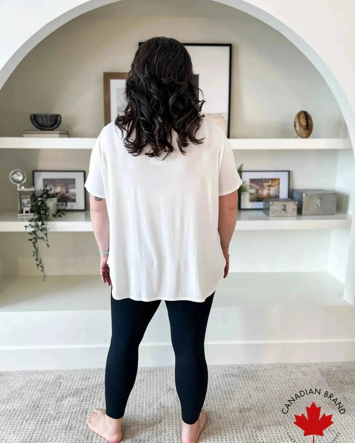 Georgia Rylan Women's Bamboo Moisture-Wicking Short Sleeve Tee in Core Colours