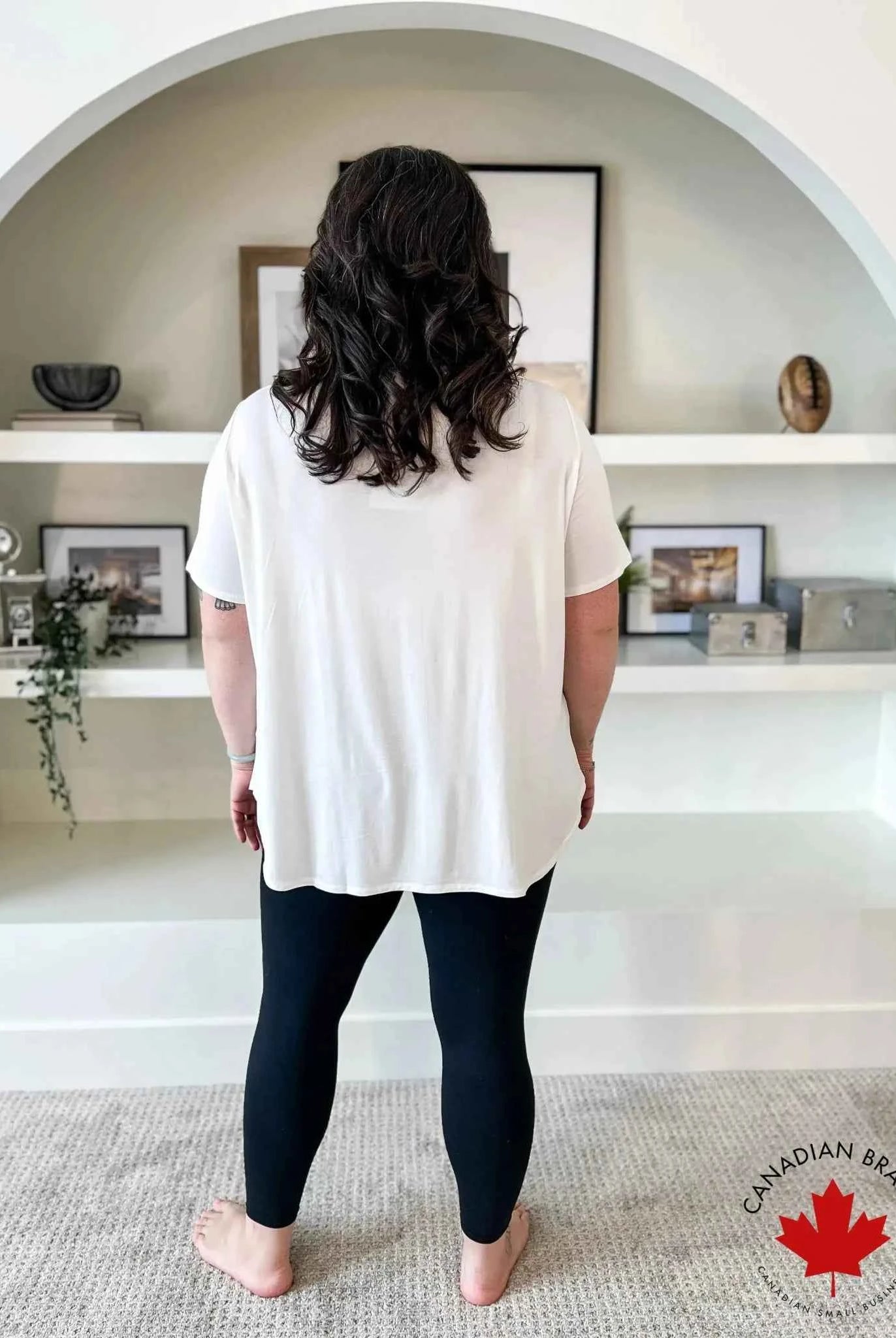 Georgia Rylan Women's Bamboo Moisture-Wicking Short Sleeve Tee in Core Colours