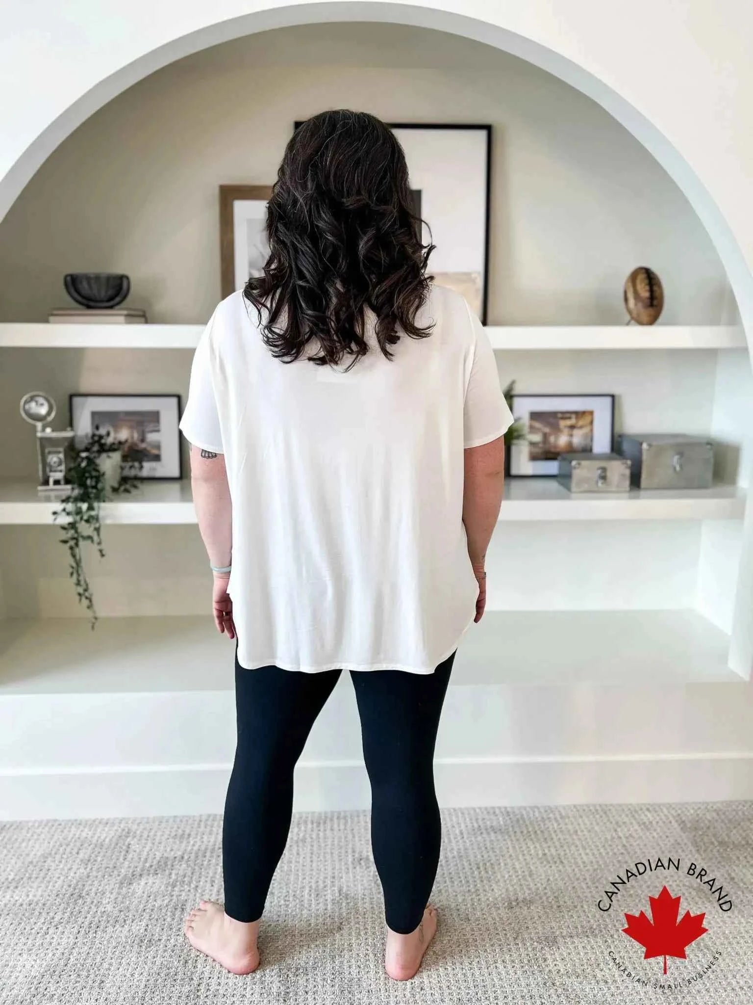 Georgia Rylan Women's Bamboo Moisture-Wicking Short Sleeve Tee in Core Colours