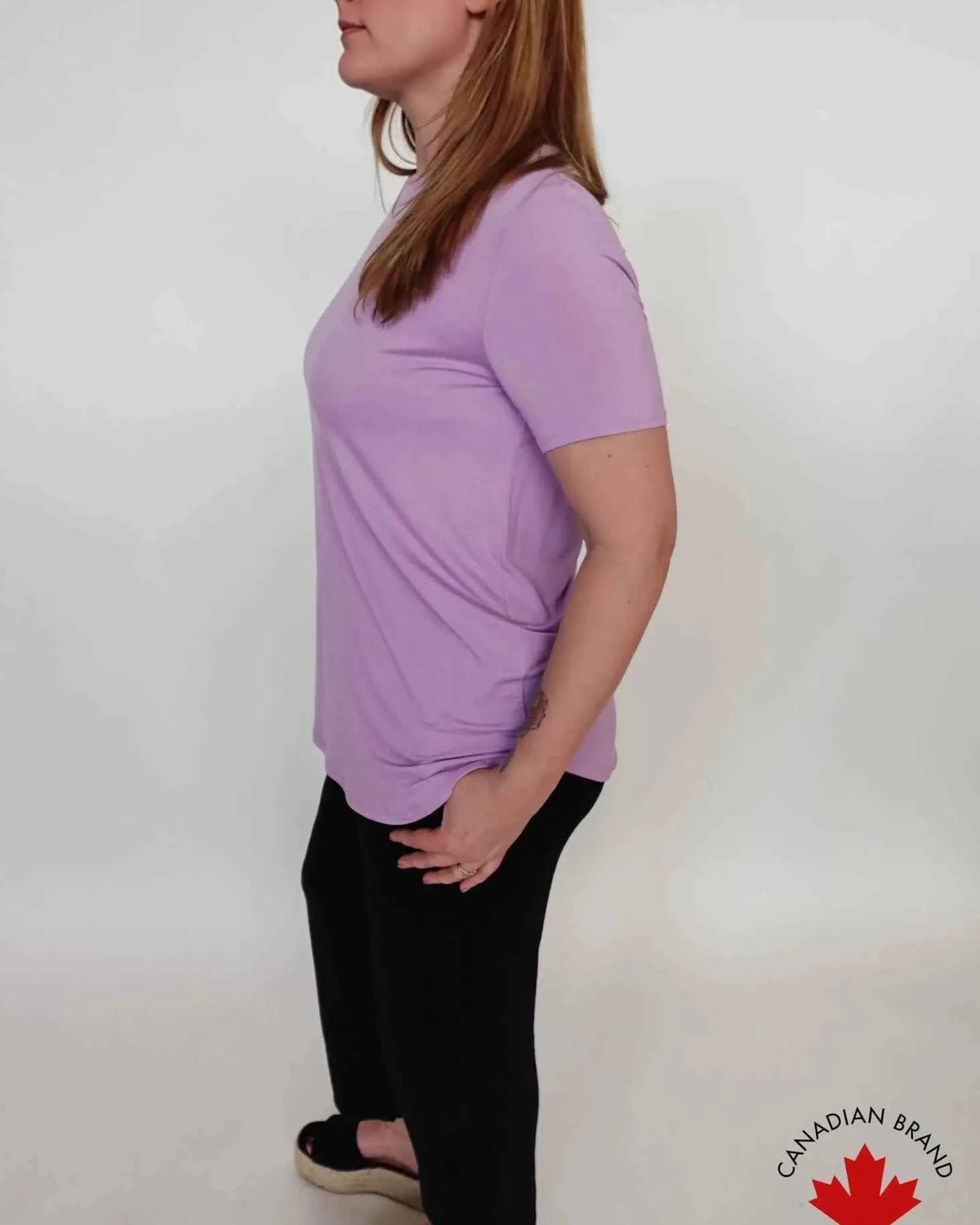 Georgia Rylan Women's Bamboo Moisture-Wicking Short Sleeve Tee in Core Colours