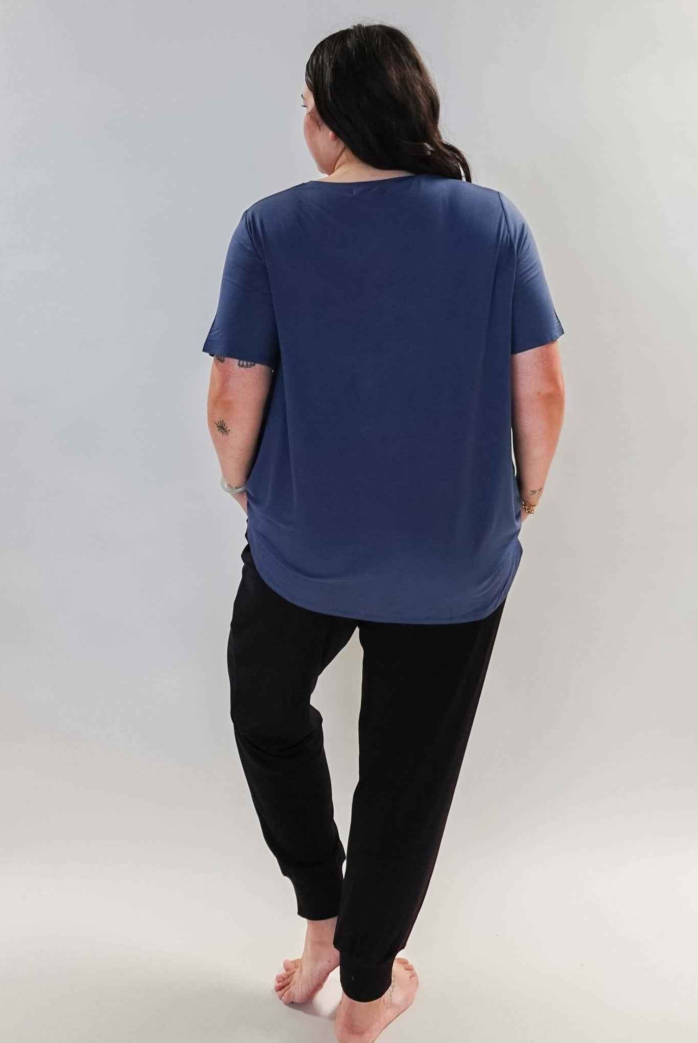 Georgia Rylan Women's Bamboo Moisture-Wicking Short Sleeve Tee in Core Colours