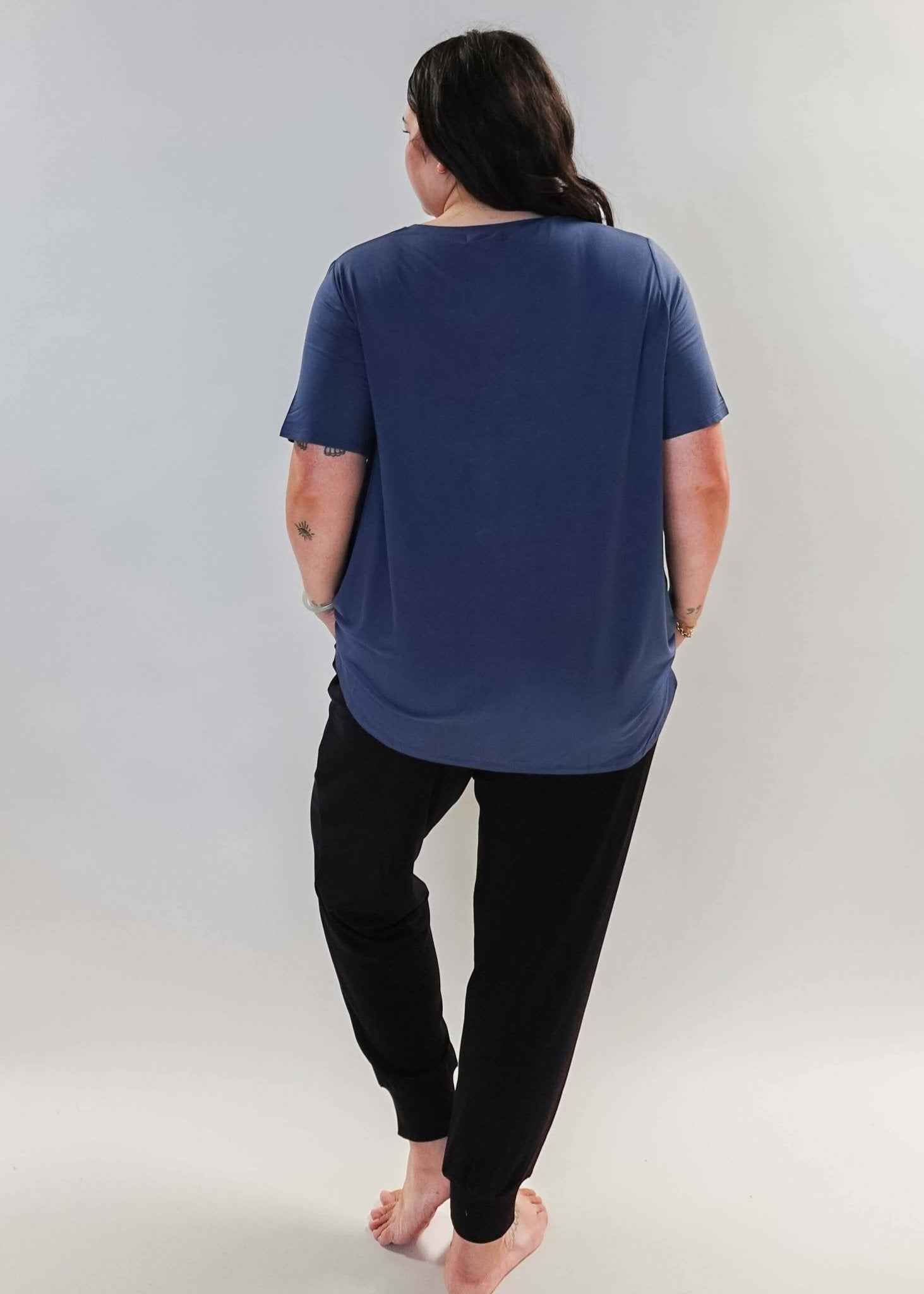Georgia Rylan Women's Bamboo Moisture-Wicking Short Sleeve Tee in Core Colours