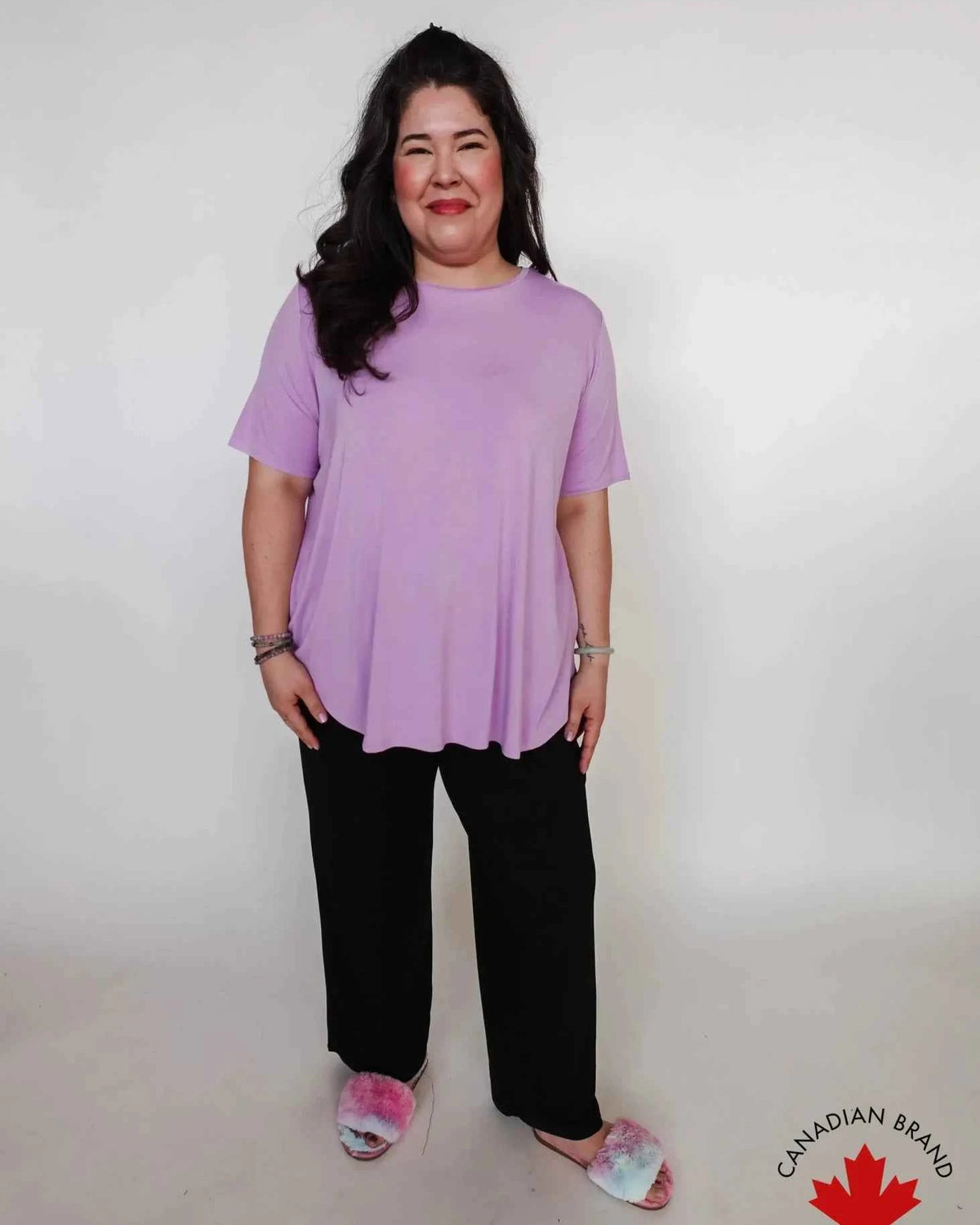 Georgia Rylan Women's Bamboo Moisture-Wicking Short Sleeve Tee in Core Colours