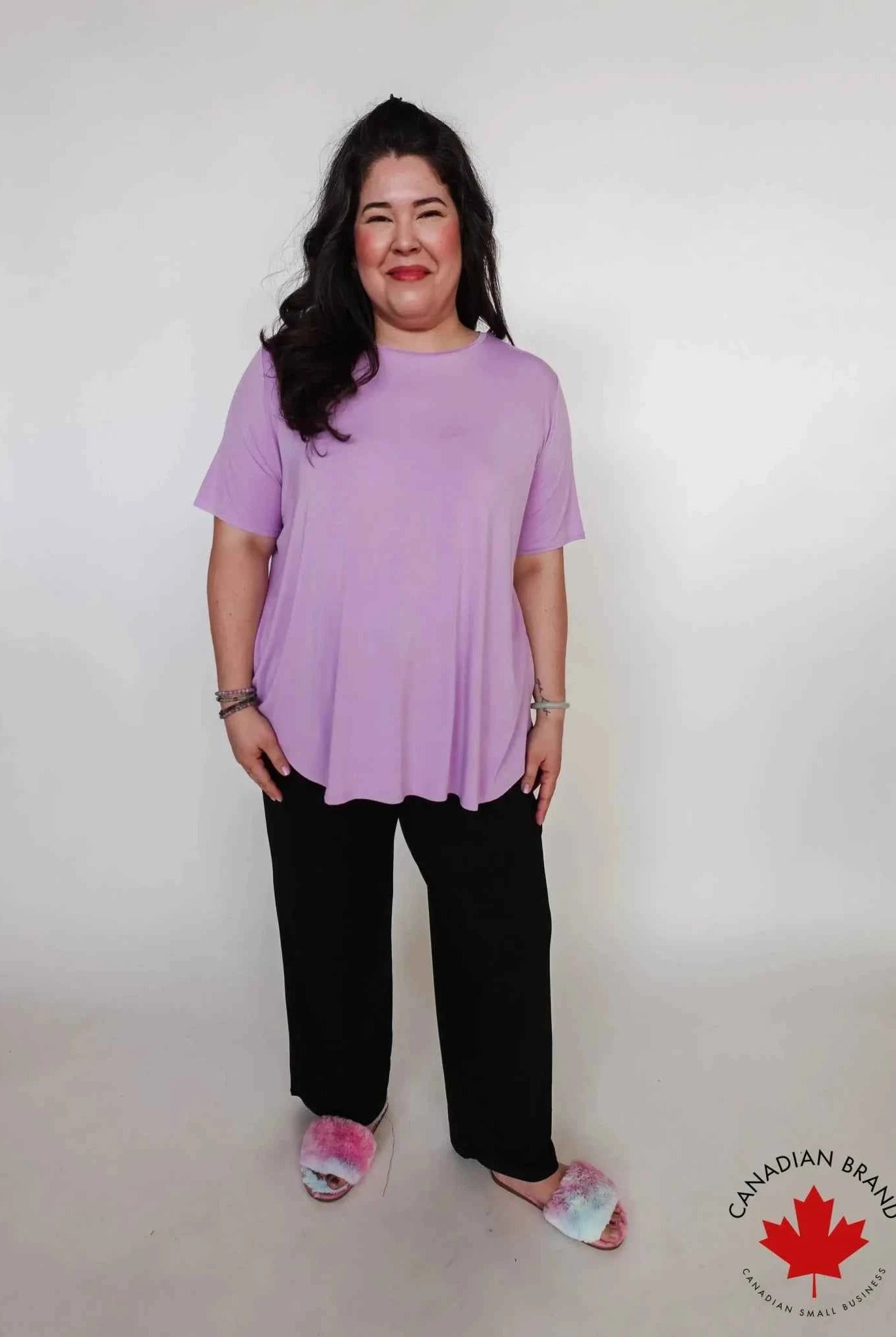 Georgia Rylan Women's Bamboo Moisture-Wicking Short Sleeve Tee in Core Colours