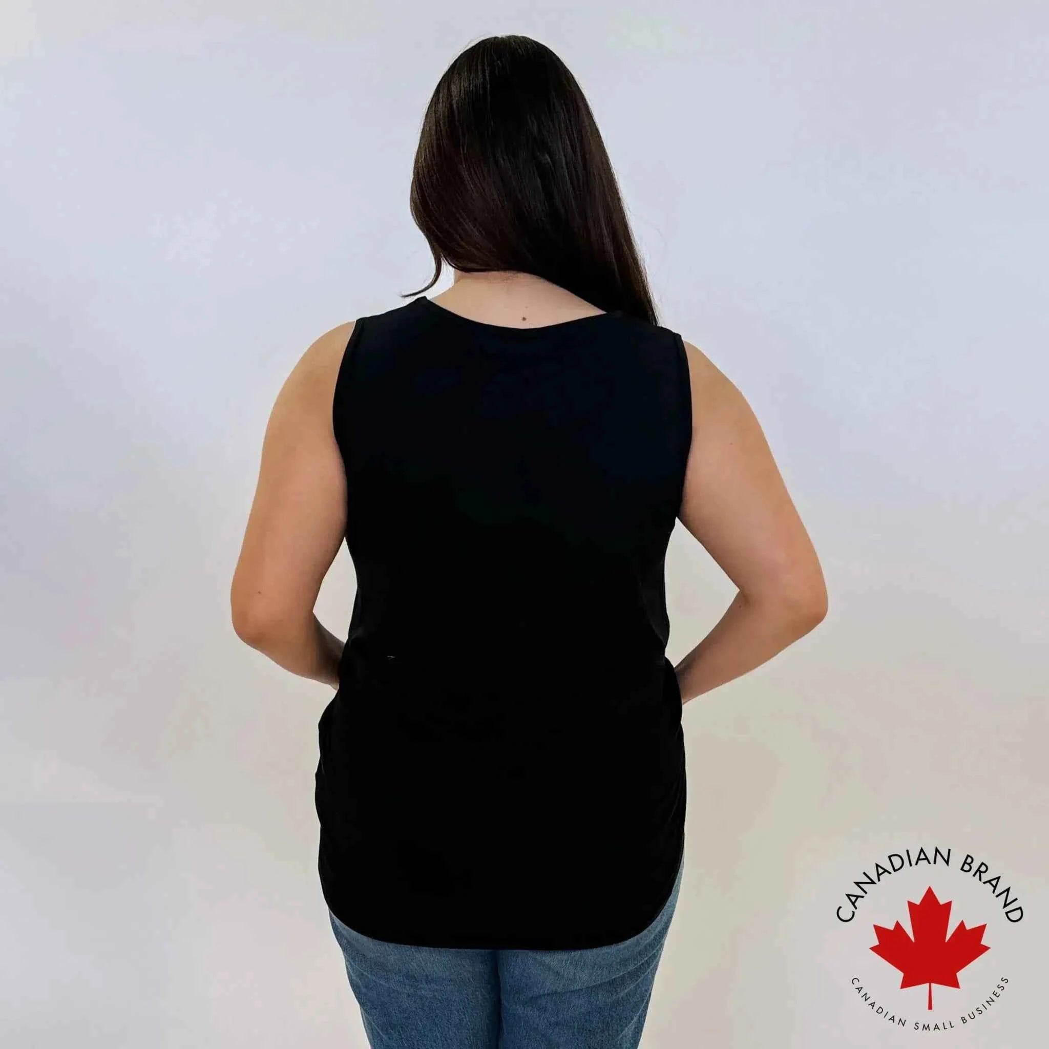 Georgia Rylan Women's Bamboo Wide Strap Tank Top in Core Colours