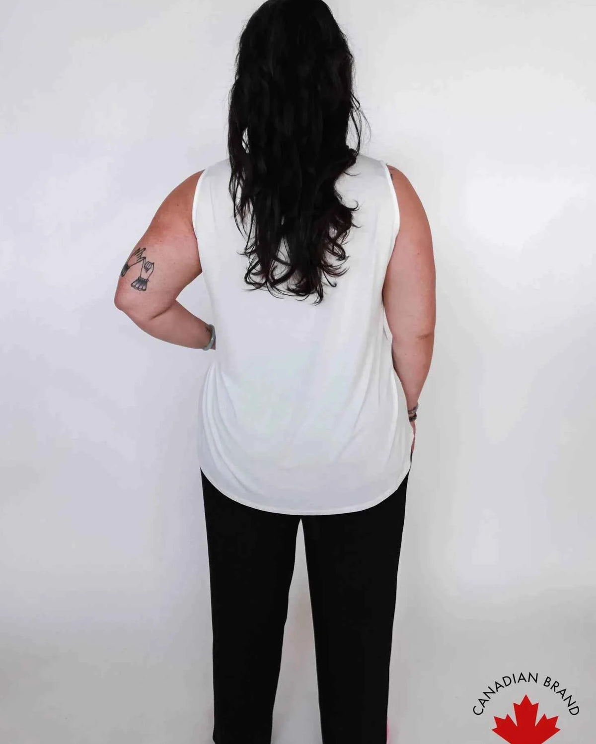 Georgia Rylan Women's Bamboo Wide Strap Tank Top in Core Colours