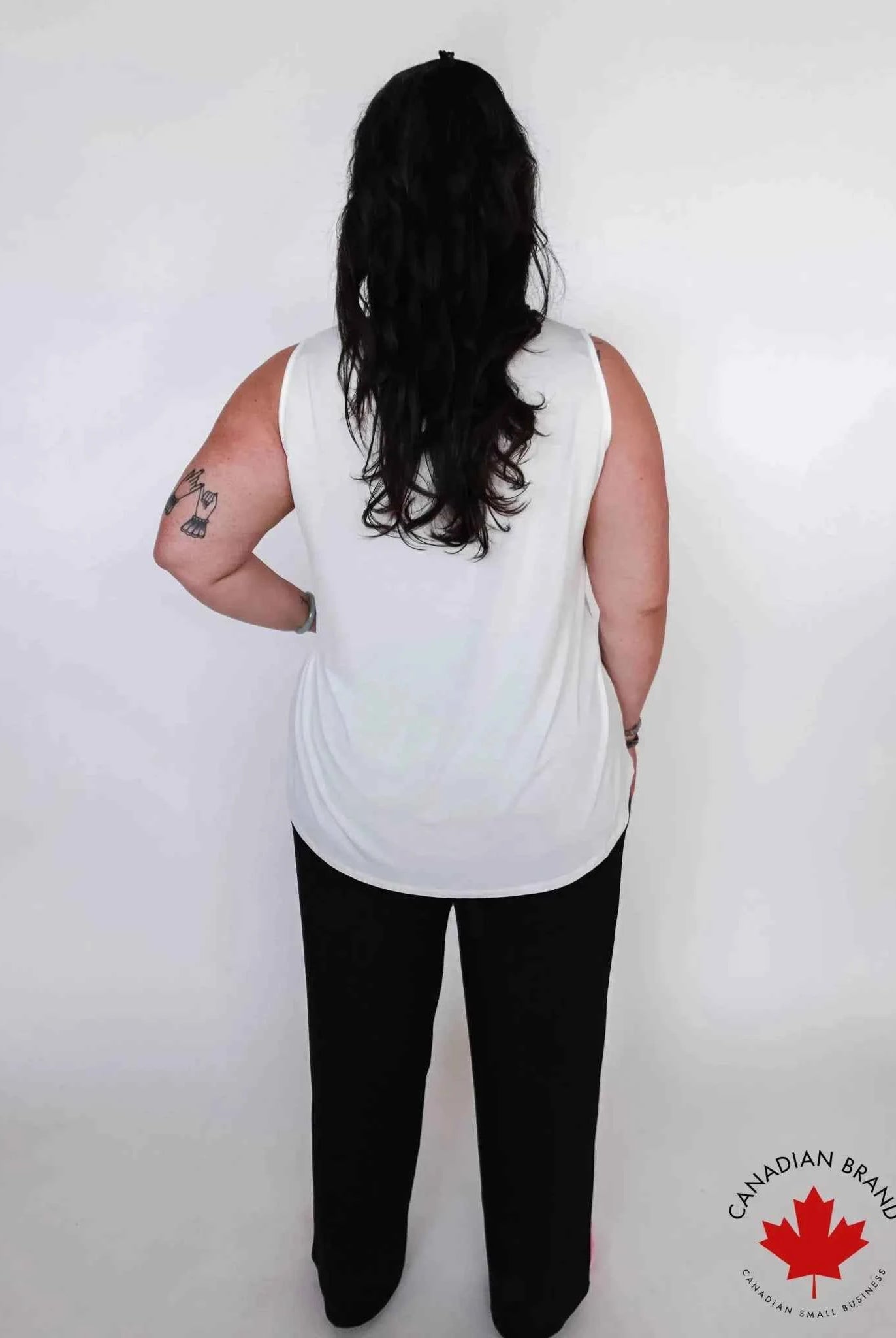 Georgia Rylan Women's Bamboo Wide Strap Tank Top in Core Colours