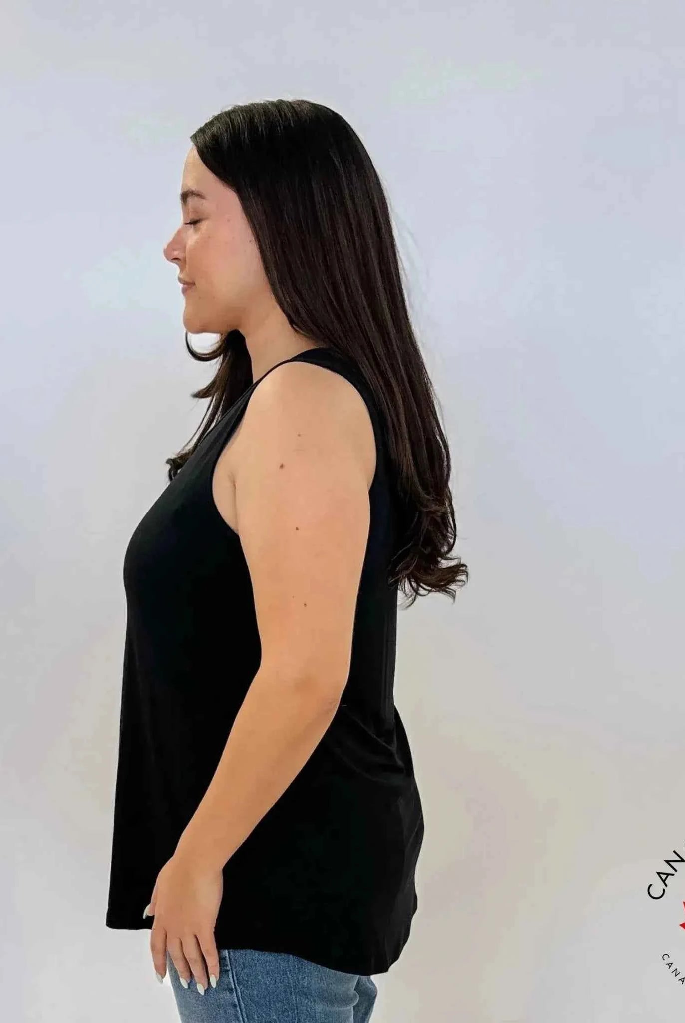 Georgia Rylan Women's Bamboo Wide Strap Tank Top in Core Colours