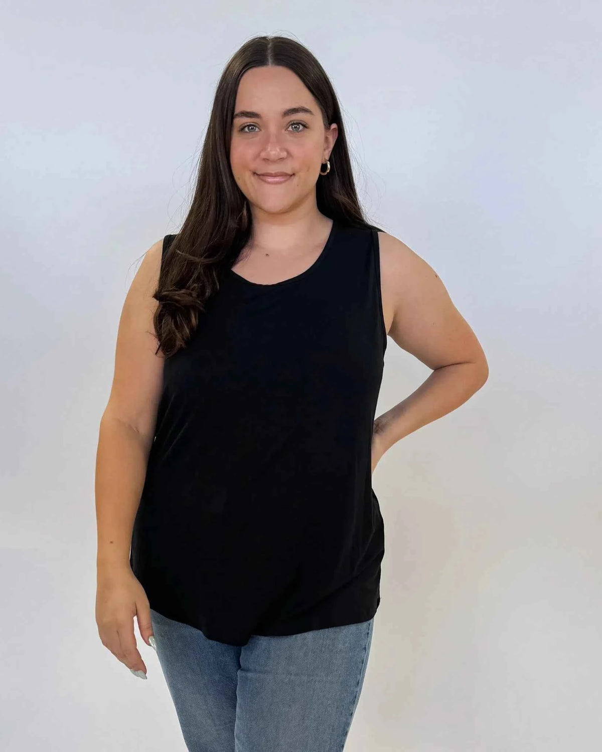 Georgia Rylan Women's Bamboo Wide Strap Tank Top in Core Colours