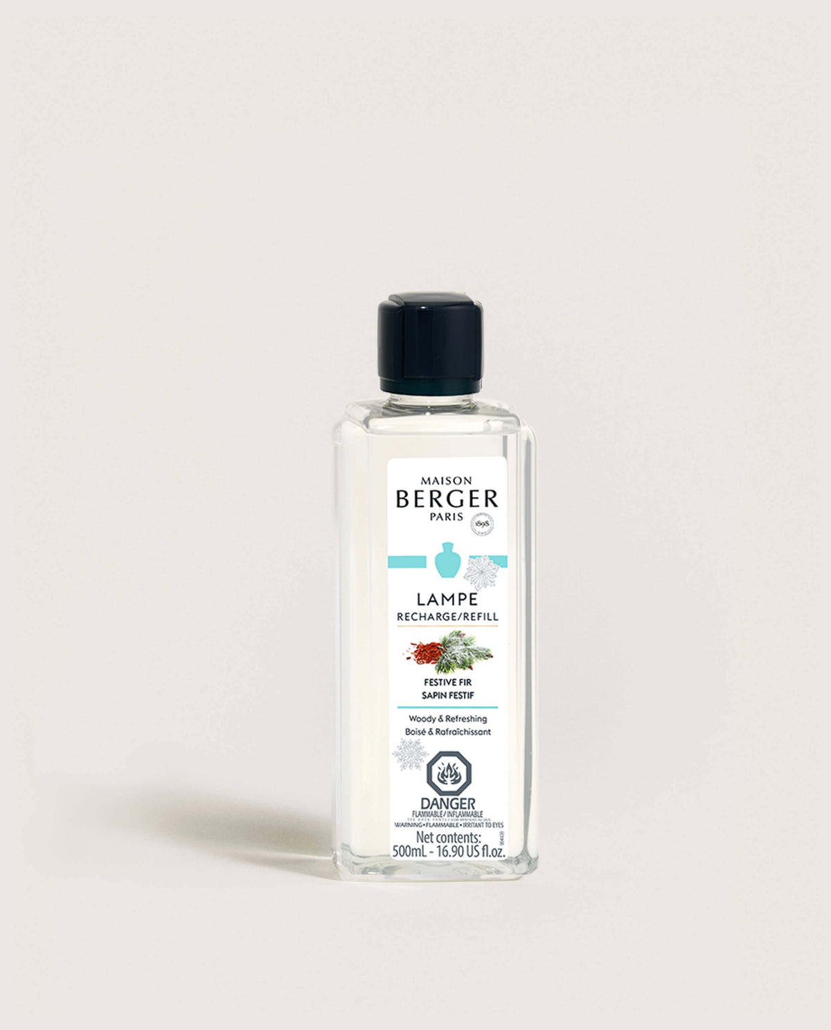 Maison Berger Paris Festive Fir Fragrance Refill 500ml bottle — Cloud Nine Pajamas Edmonton