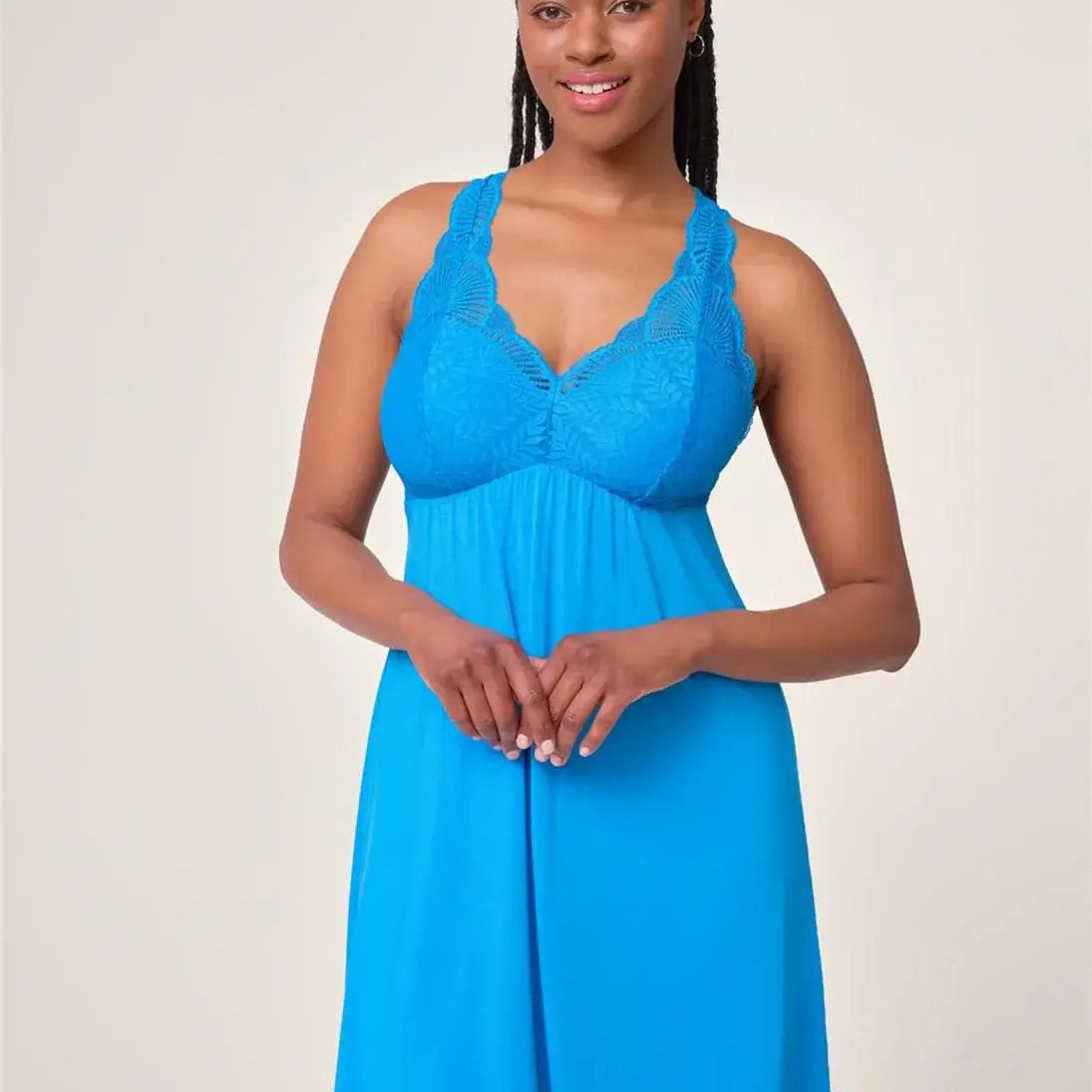 Fleurt by Montelle Belle Époque Full Chemise – For Fuller Busts - Fleur't Fashion - Cloud Nine Pajamas