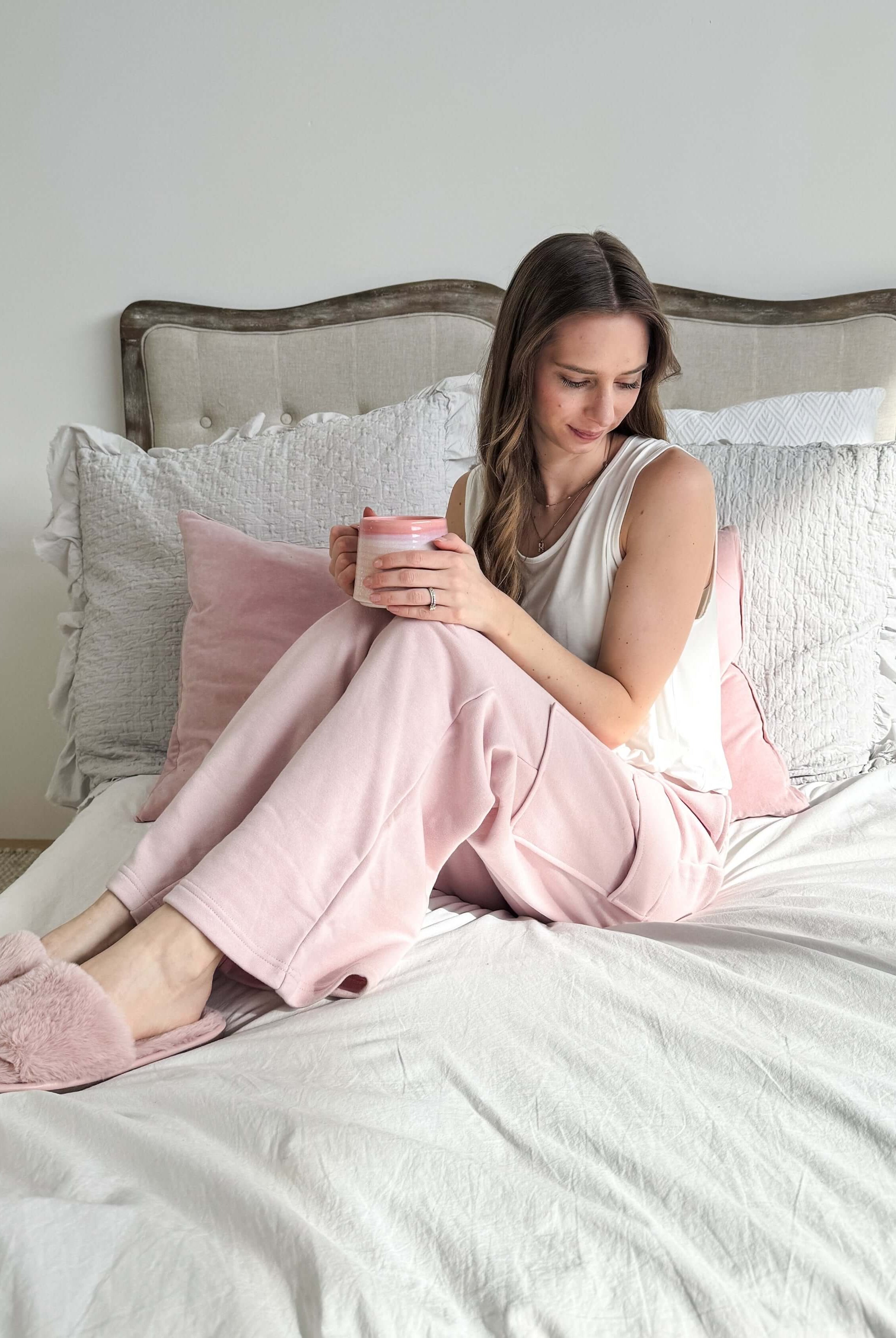 French Terry Straight Leg Cargo Pant