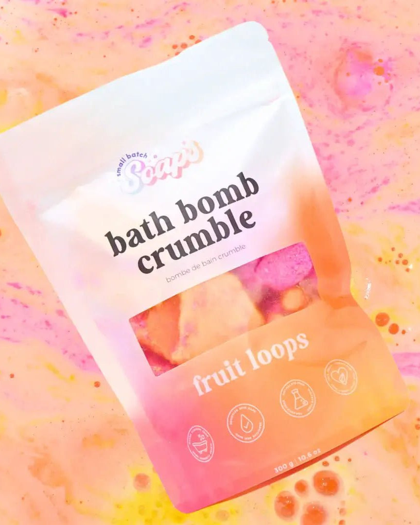 Fruit Loops Bath Bomb Crumble | Regular Small Batch Soaps