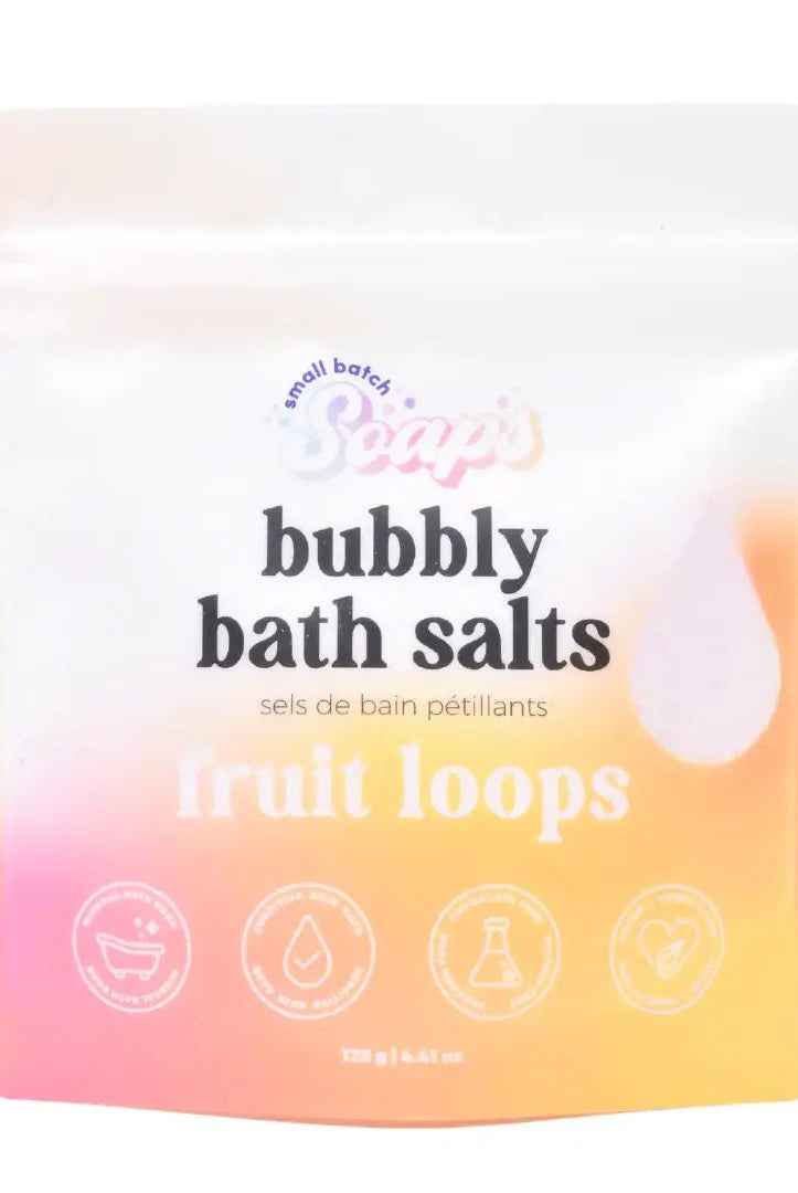 Fruit Loops Bubbly Bath Salts | Mini Small Batch Soaps
