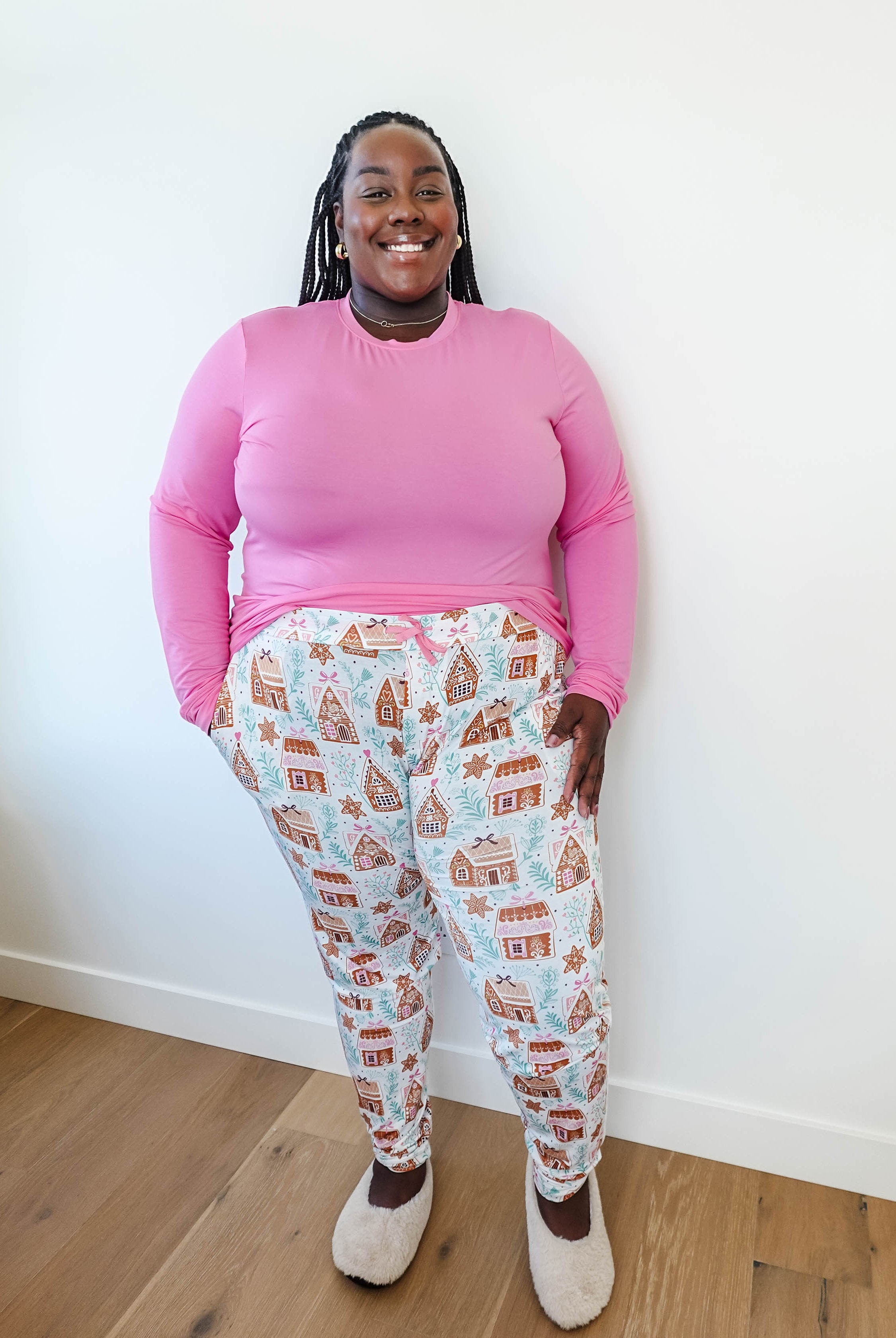 Gingerbread Dreams Long Sleeve & Jogger PJ Set