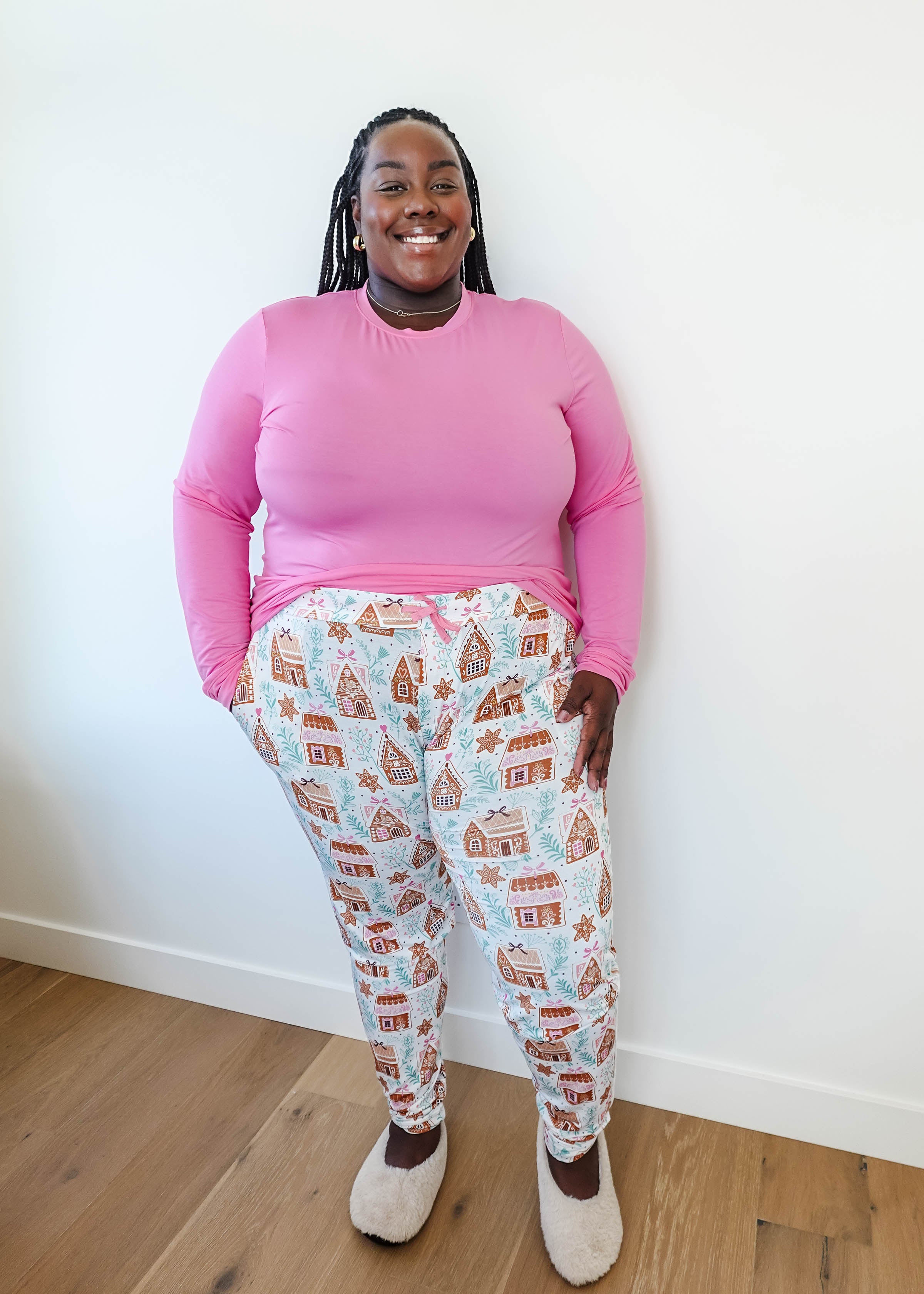 Gingerbread Dreams Long Sleeve & Jogger PJ Set