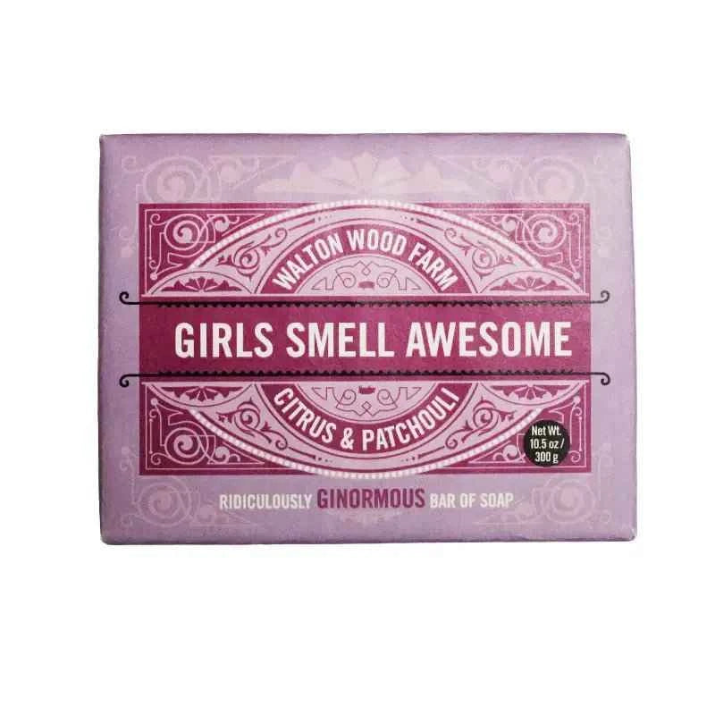 Girls Smell AWESOME Giant Soap Bar
