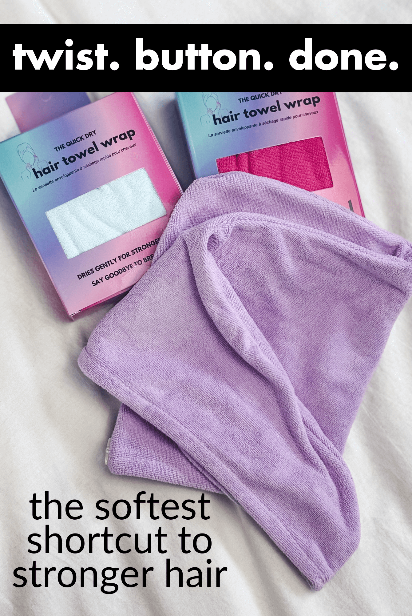 all-groups Remove It Quick Dry Microfiber Hair Towel Wrap – Anti-Frizz