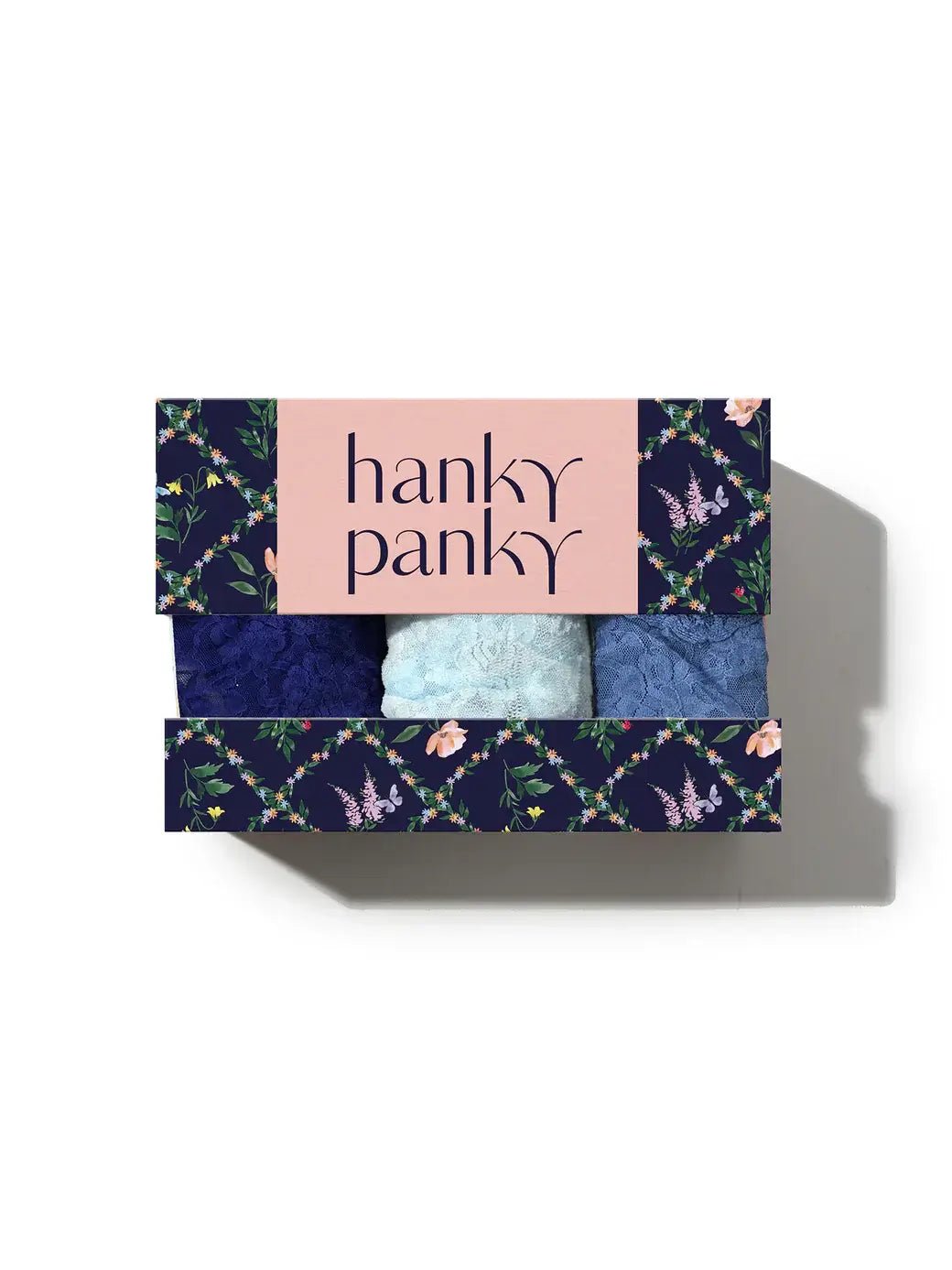Hanky Panky 3 - Pack Signature Lace Low Rise Thong Gift Box – One Size Fits Most - HANKY PANKY - Cloud Nine Pajamas