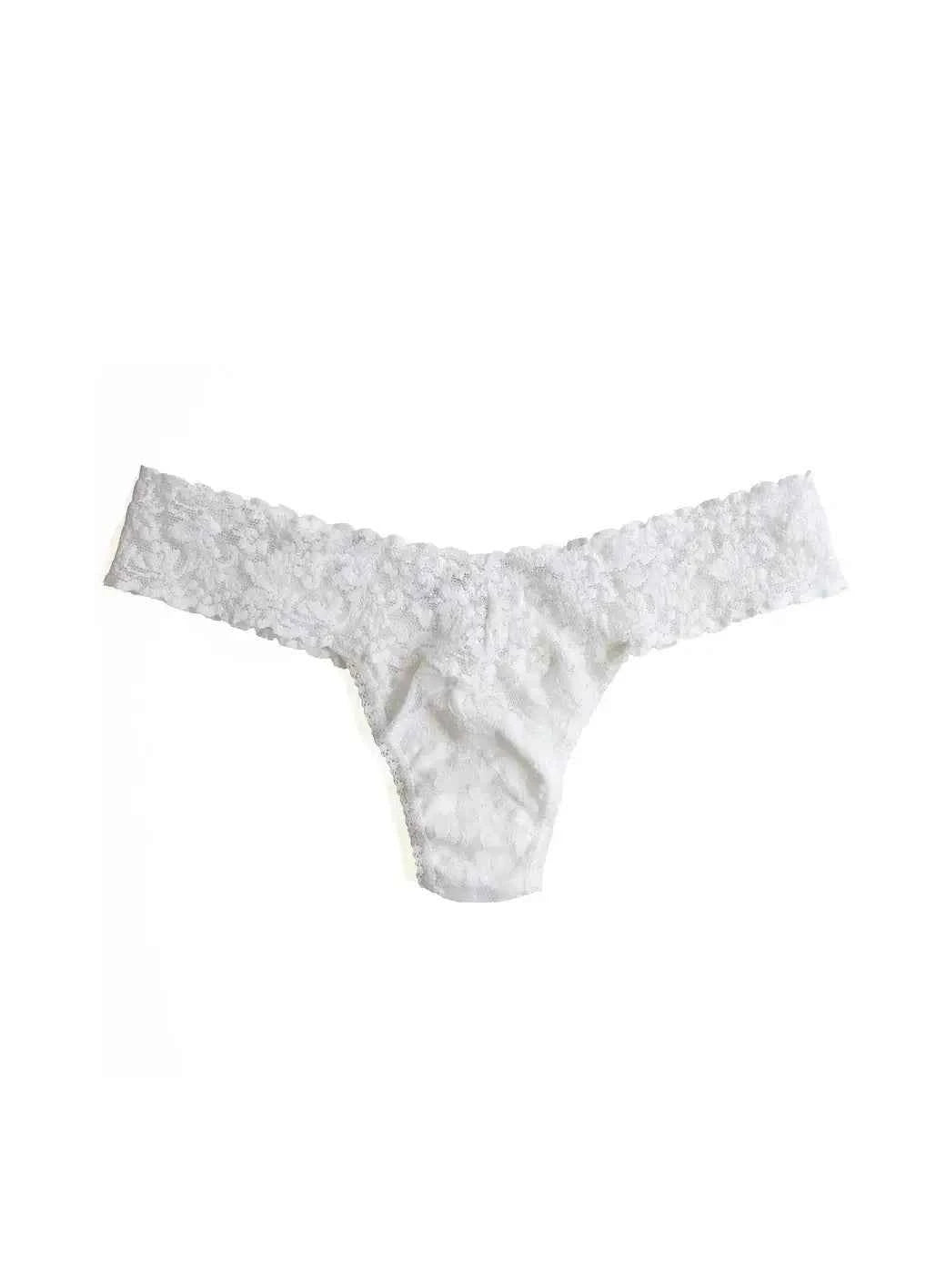 Hanky Panky Women's Signature Stretch Lace Low Rise Thong One Size Fits Most