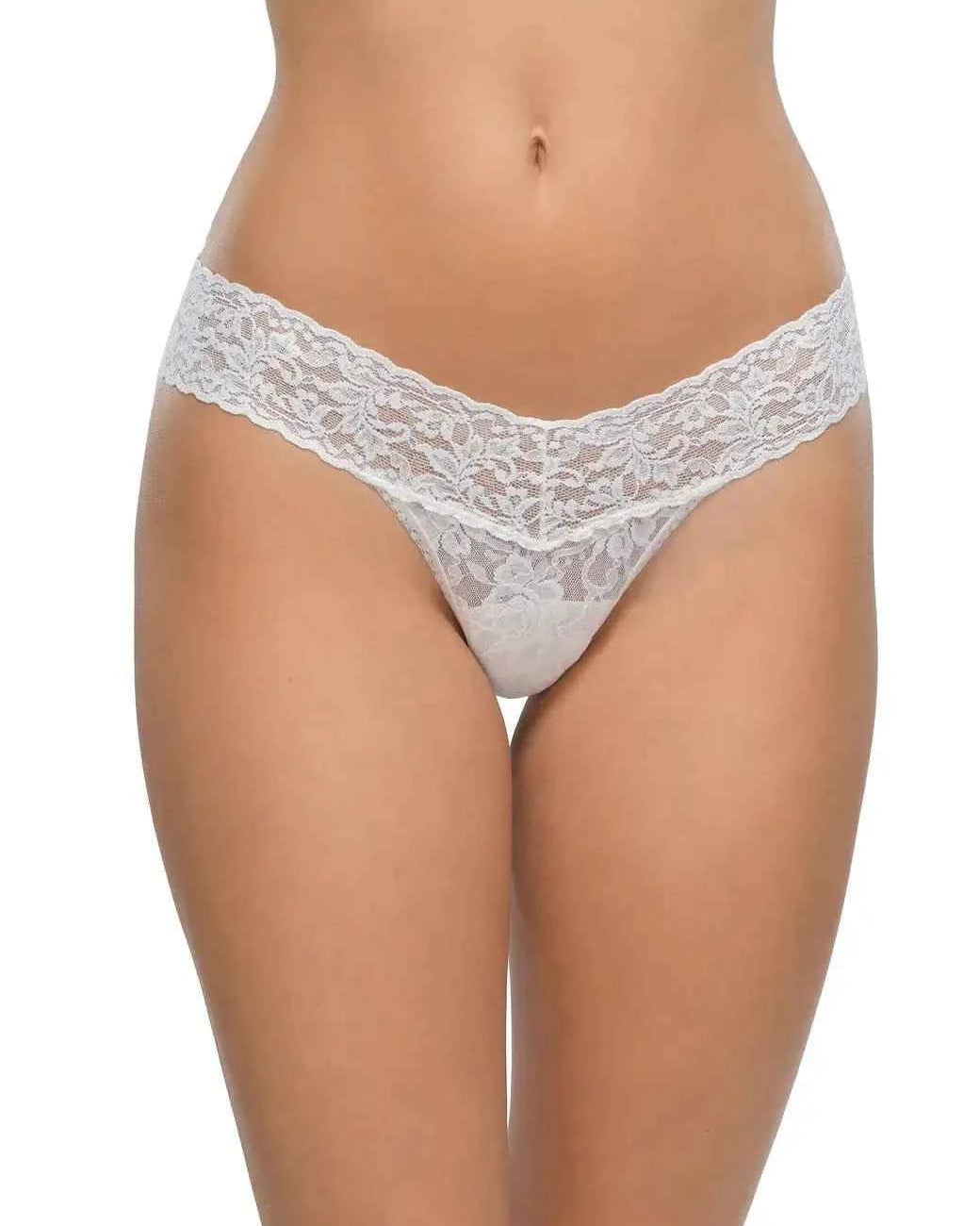 Hanky Panky Women's Signature Stretch Lace Low Rise Thong One Size Fits Most