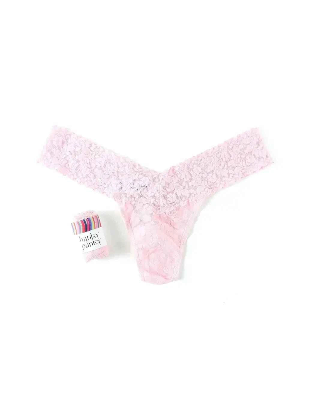 Hanky Panky Women's Signature Stretch Lace Low Rise Thong One Size Fits Most