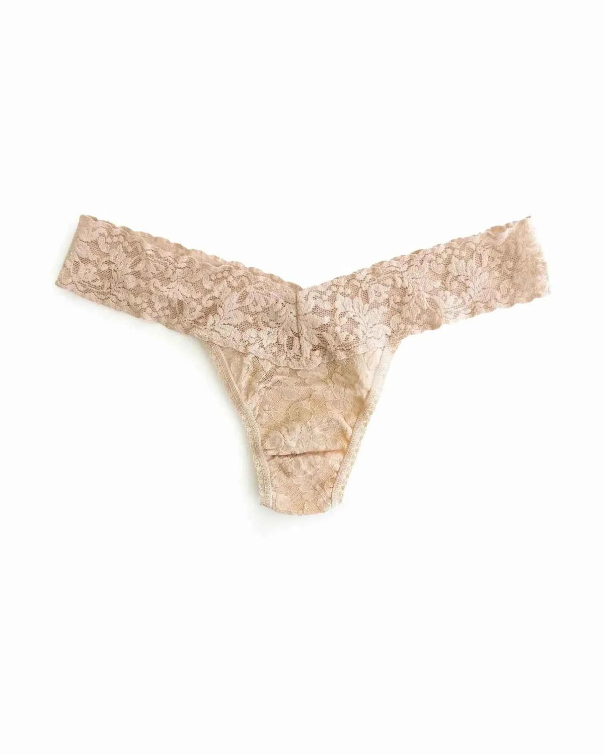 Hanky Panky Women's Signature Stretch Lace Low Rise Thong One Size Fits Most
