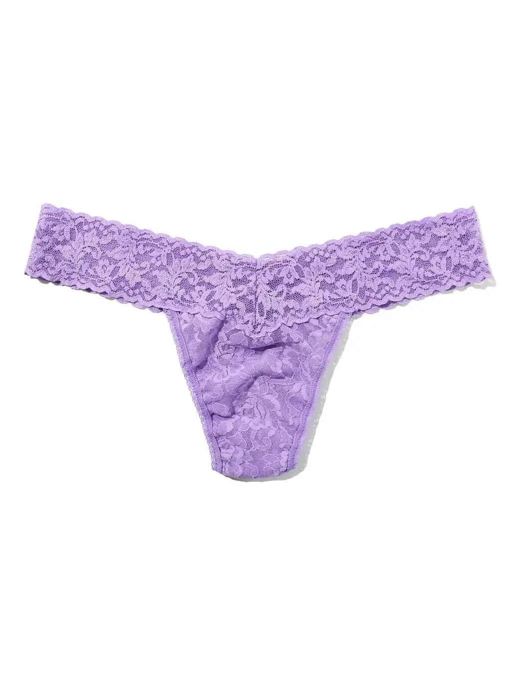 Hanky Panky Women's Signature Stretch Lace Low Rise Thong One Size Fits Most