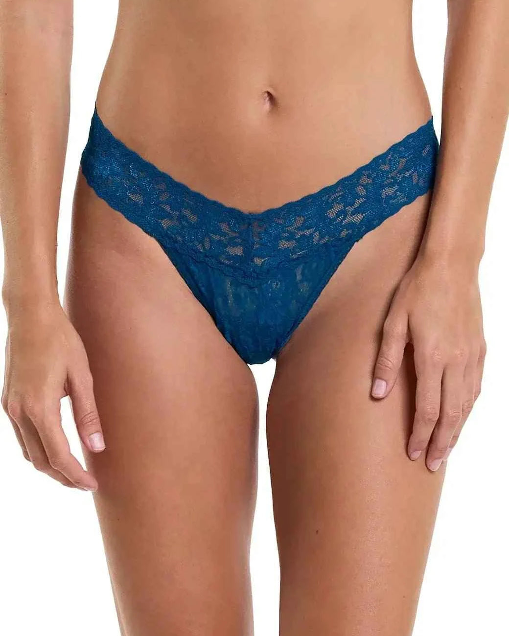 Hanky Panky Women's Signature Stretch Lace Low Rise Thong One Size Fits Most