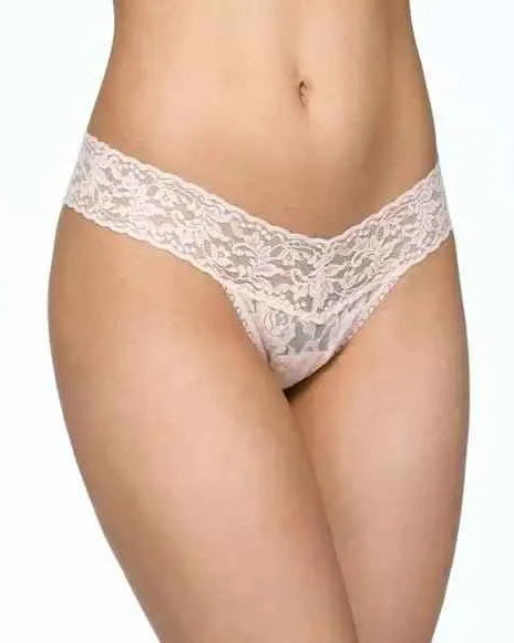 Hanky Panky Women's Signature Stretch Lace Low Rise Thong One Size Fits Most