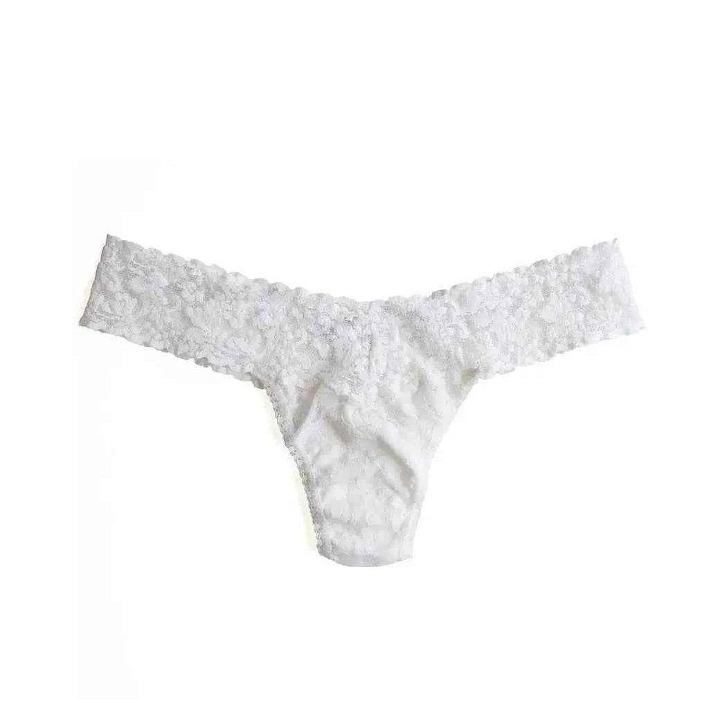 Hanky Panky Women's Signature Stretch Lace Original Rise Thong One Size Fits Most